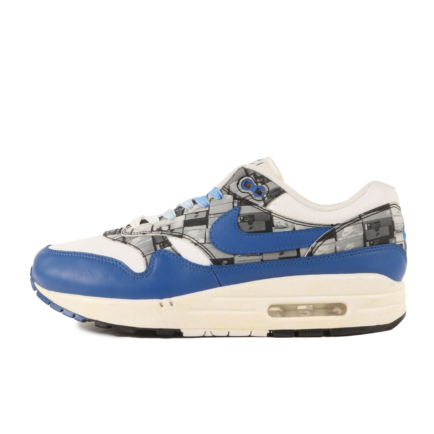 NIKE (ナイキ) ATMOS別注 AIR MAX 1 PRNT WE LOVE NIKE (AQ0927-100) - ブランド古着の通販・買取  | BEEGLE by Boo-Bee