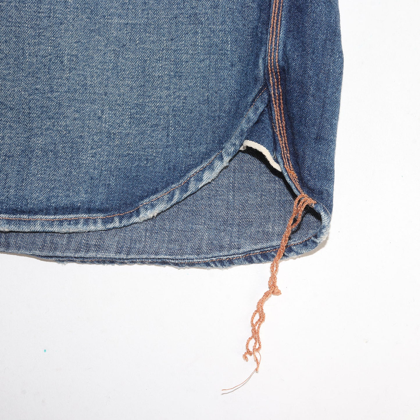 20AW ヴィンテージ加工 デニム ワークシャツ(HQ DENIM SHIRTS VINTAGE FINISHED)