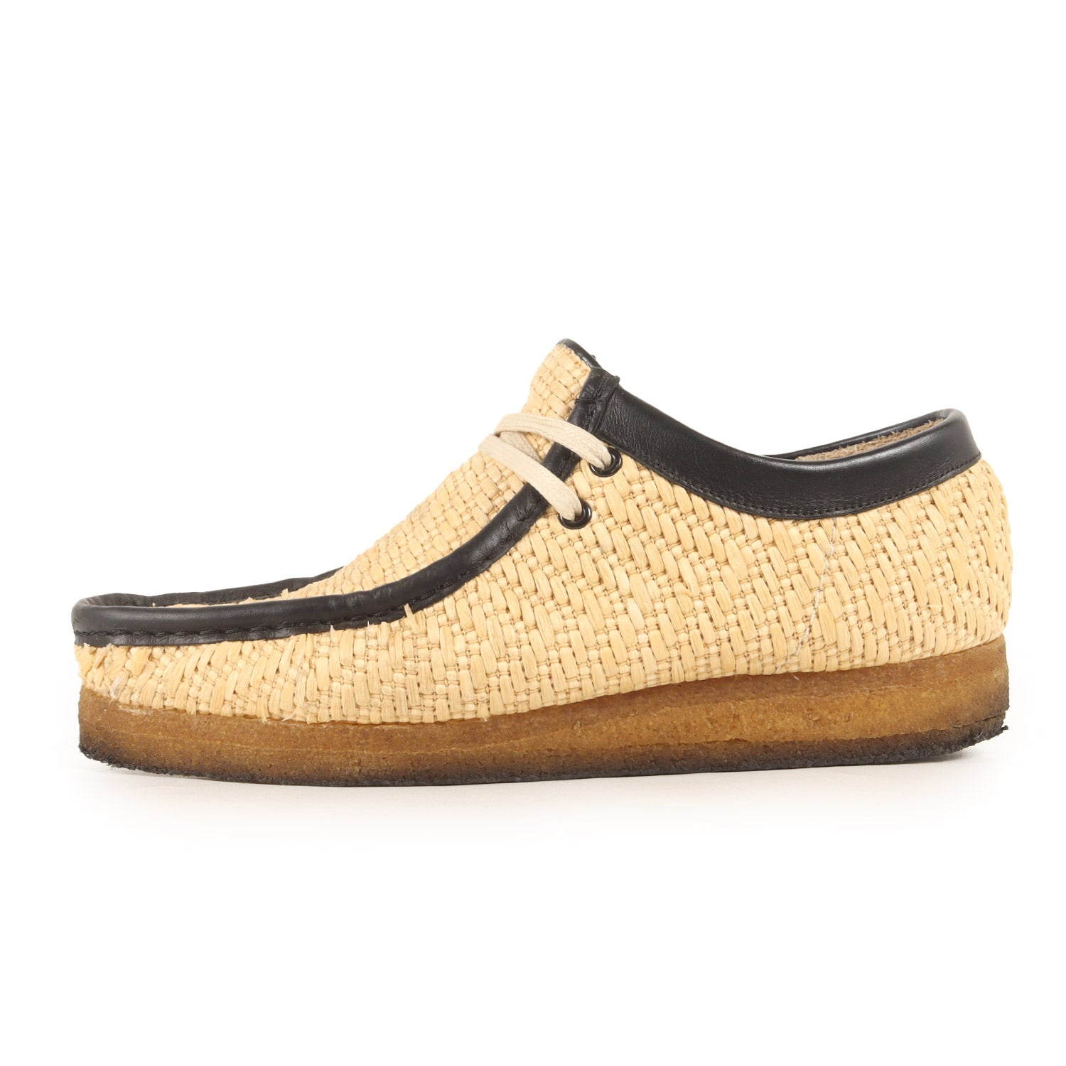 Clarks (クラークス) 日本未発売 ラフィア ワラビー ブーツ(Wallabee Boot Natural Raffia) –  ブランド古着の通販・買取 | BEEGLE by Boo-Bee