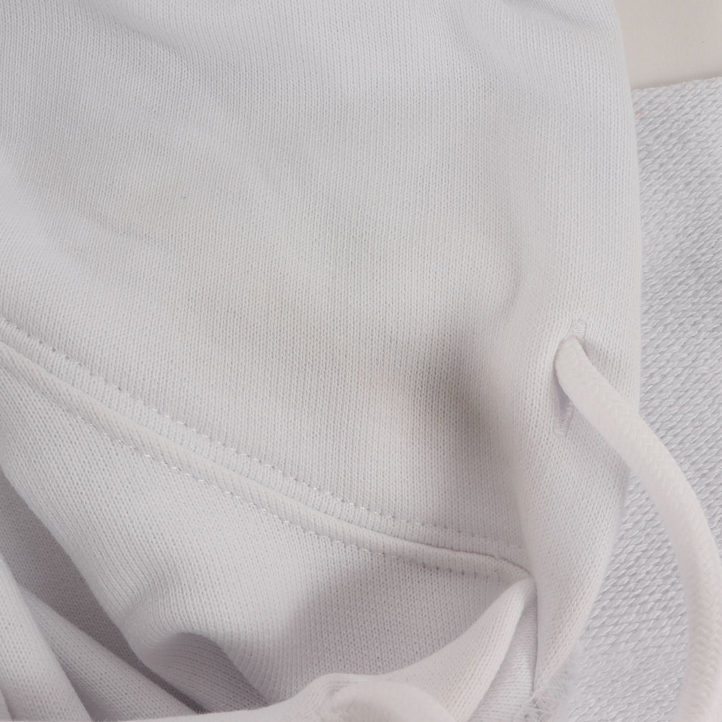 23SS オーバーサイズ インサイドアウト スウェット パーカー(ALL WHITE INSIDE-OUT HOODIE)