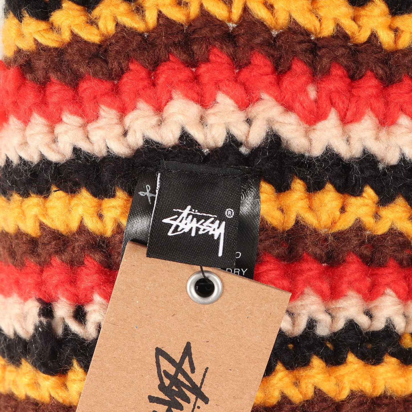 24SS ×Patta ストライプ ニット バケットハット(STRIPED KNIT BUCKET HAT)