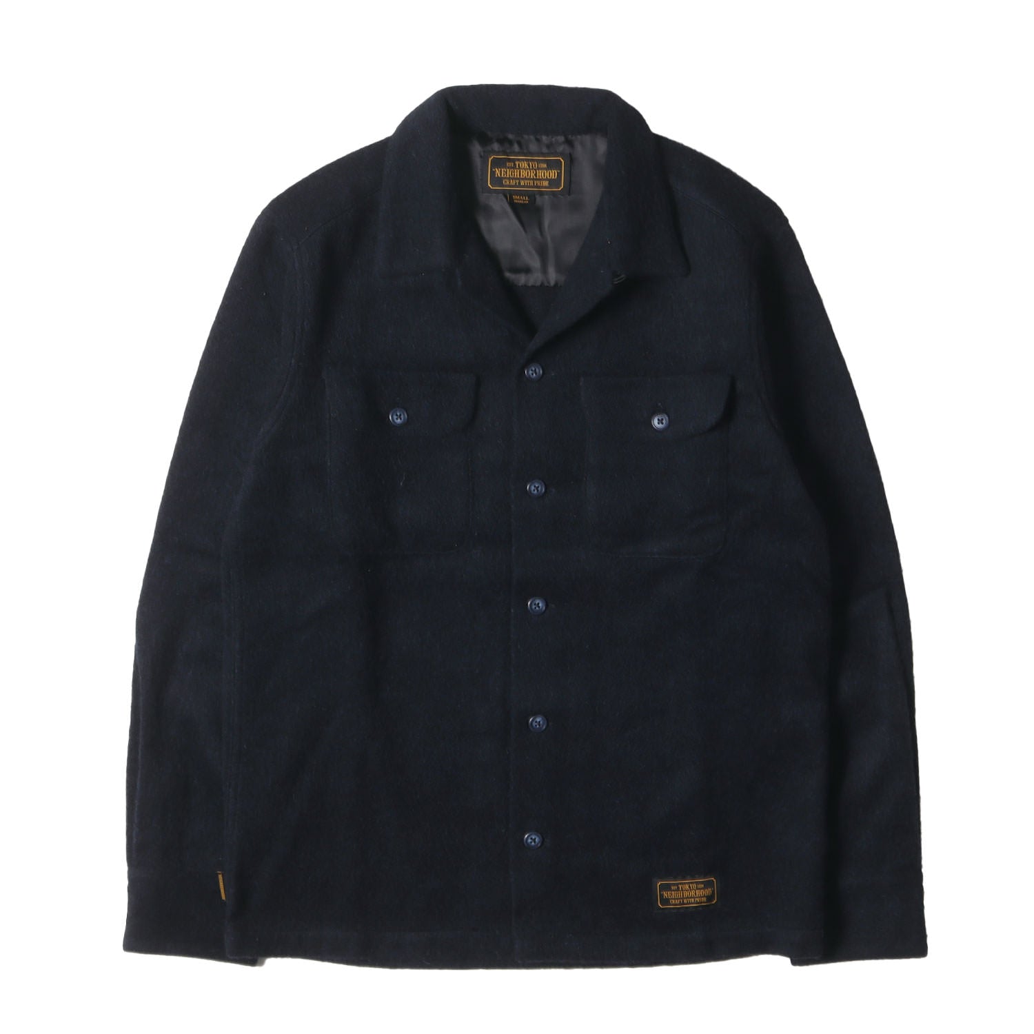 NEIGHBORHOOD (ネイバーフッド) ウール オープンカラー ワークシャツ(B&C / WE-SHIRT. LS) –  ブランド古着の通販・買取 | BEEGLE by Boo-Bee