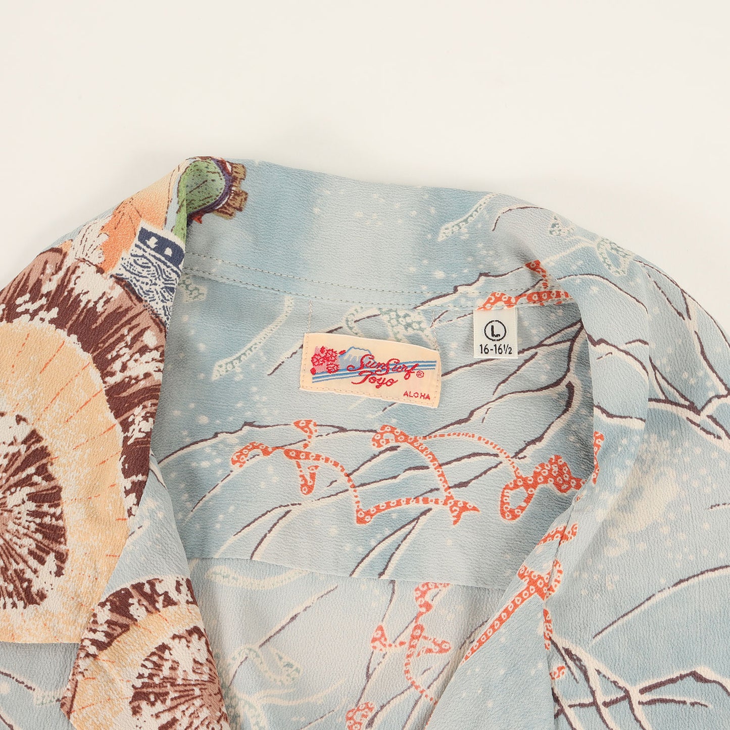 09SS 相合傘柄 レーヨン アロハシャツ(LOVERS UMBRELLA)