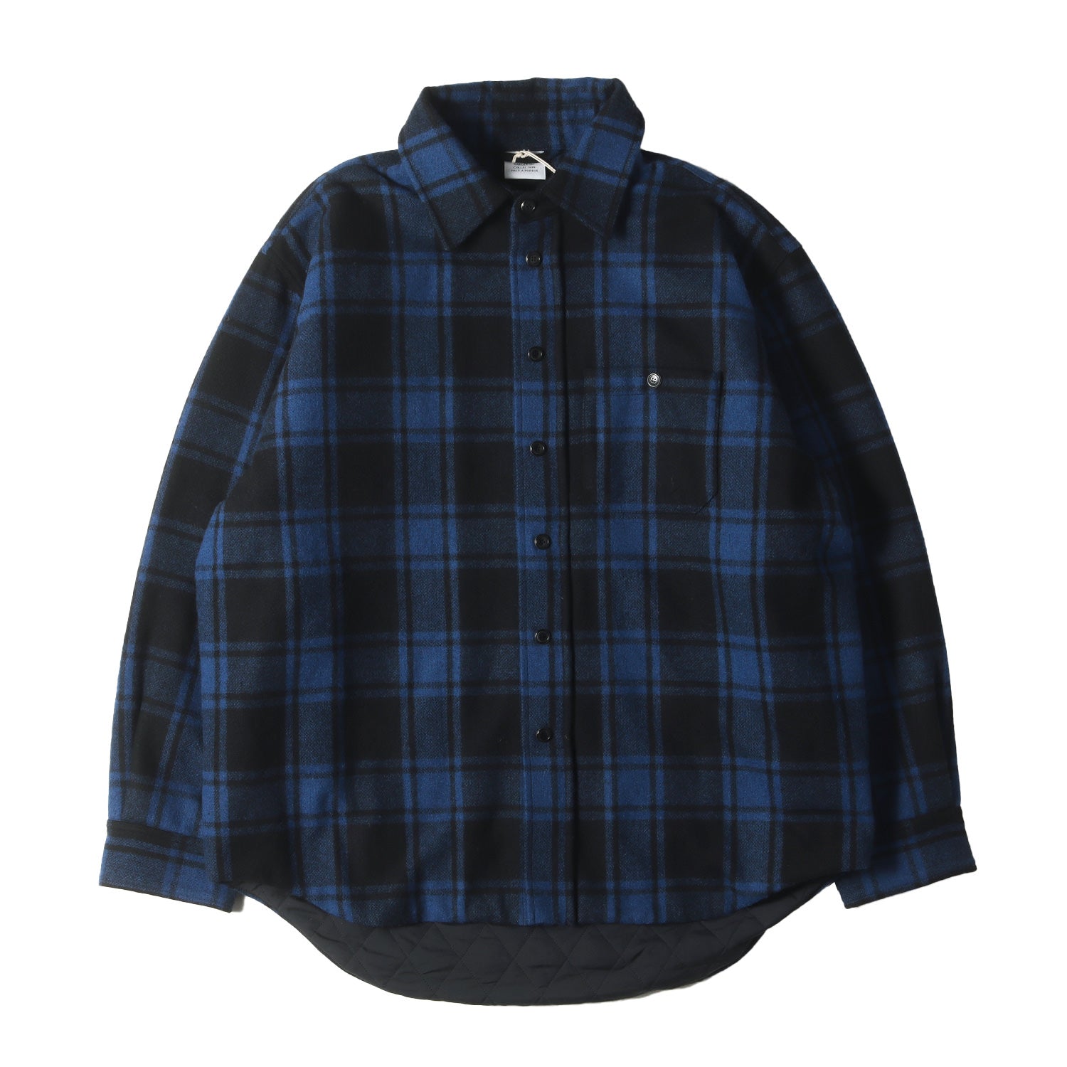 VETEMENTS (ヴェトモン) 21SS オーバーサイズ チェック ウール 裏地キルティング シャツジャケット(PADDED FLANNEL  SHIRT) – ブランド古着の通販・買取 | BEEGLE by Boo-Bee