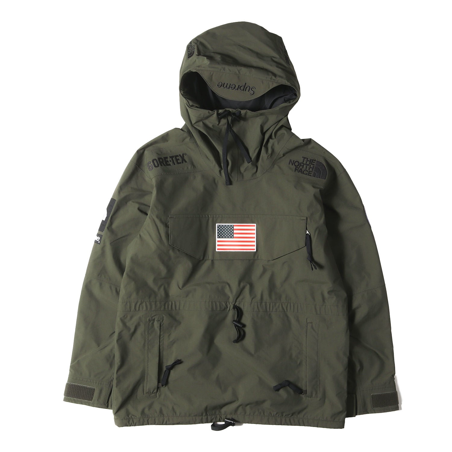Supreme (シュプリーム) ×THE NORTH FACE GORE-TEX 星条旗ワッペン 