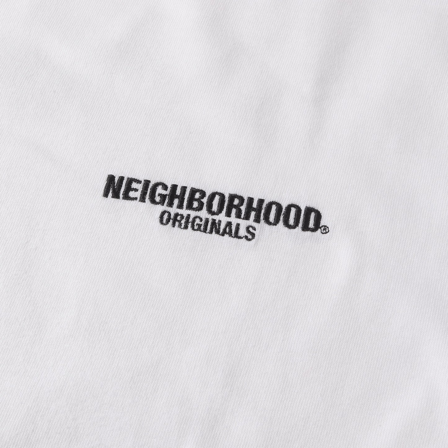 ブランドロゴ刺繍 クルーネック Tシャツ