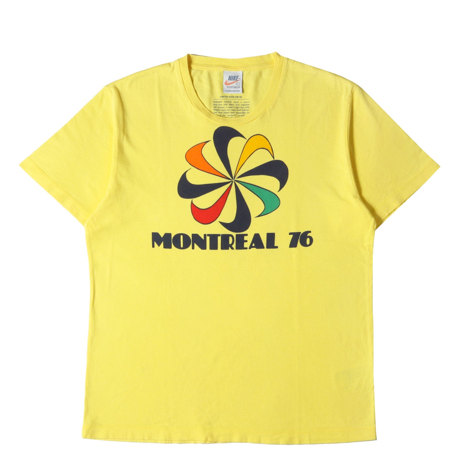 NIKE (ナイキ) 00s 復刻モデル 風車ロゴ クルーネック Tシャツ 