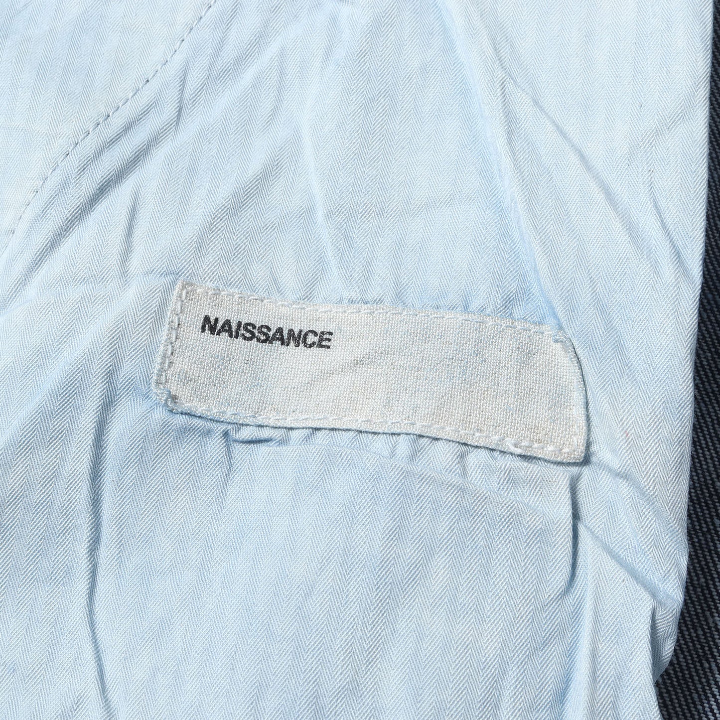 20AW U.S.NAVY コットン/シルク ネップデニム パンツ