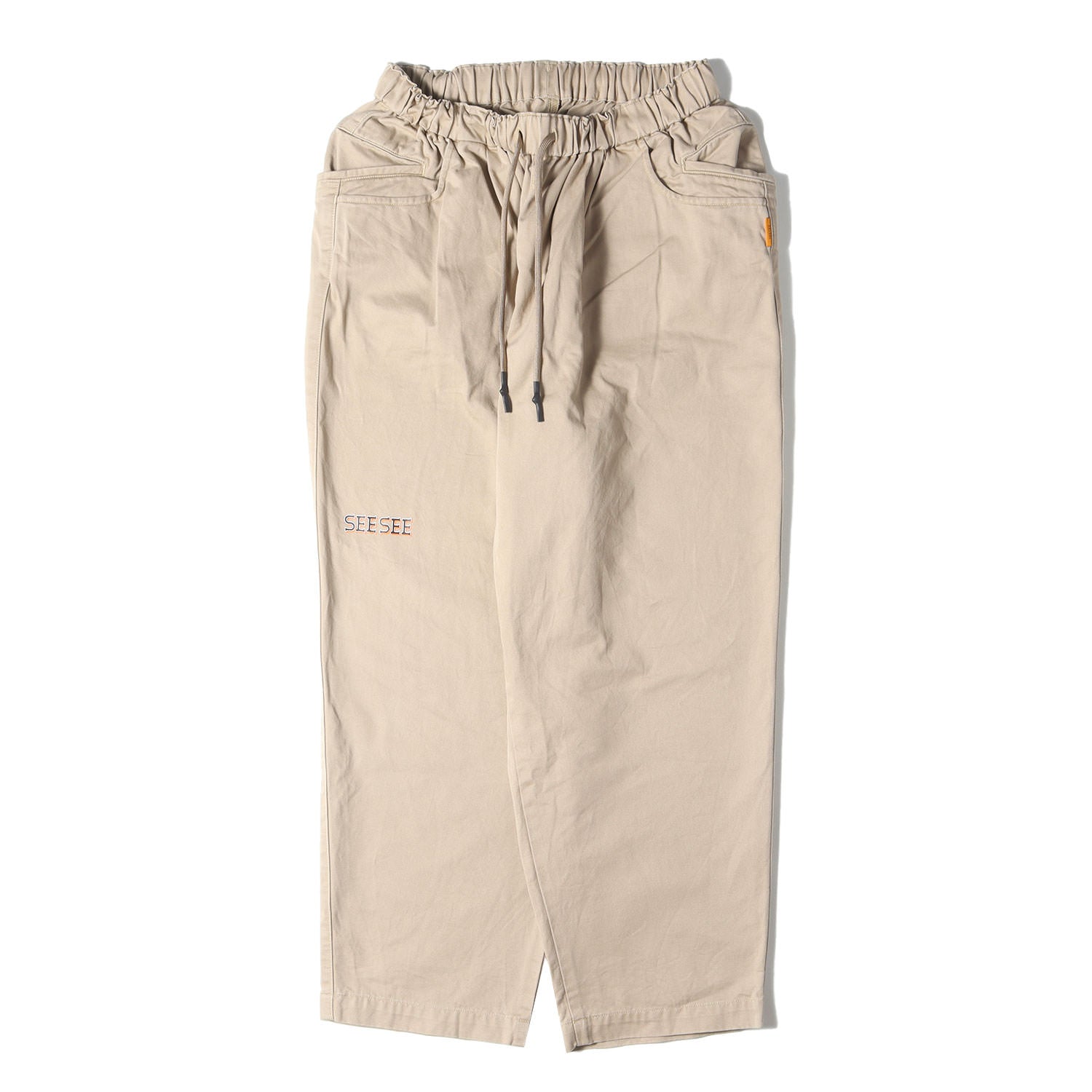 SEESEE (シーシー) コットンツイル ワイド テーパード イージーパンツ(TAPERED EASY PANTS) - ブランド古着の通販・買取  | BEEGLE by Boo-Bee