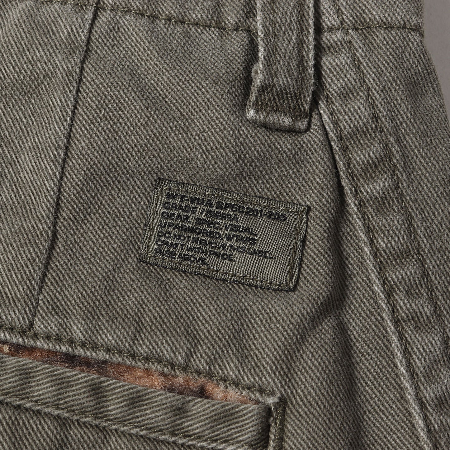 コットンカツラギ クロップド パンツ(SKID)