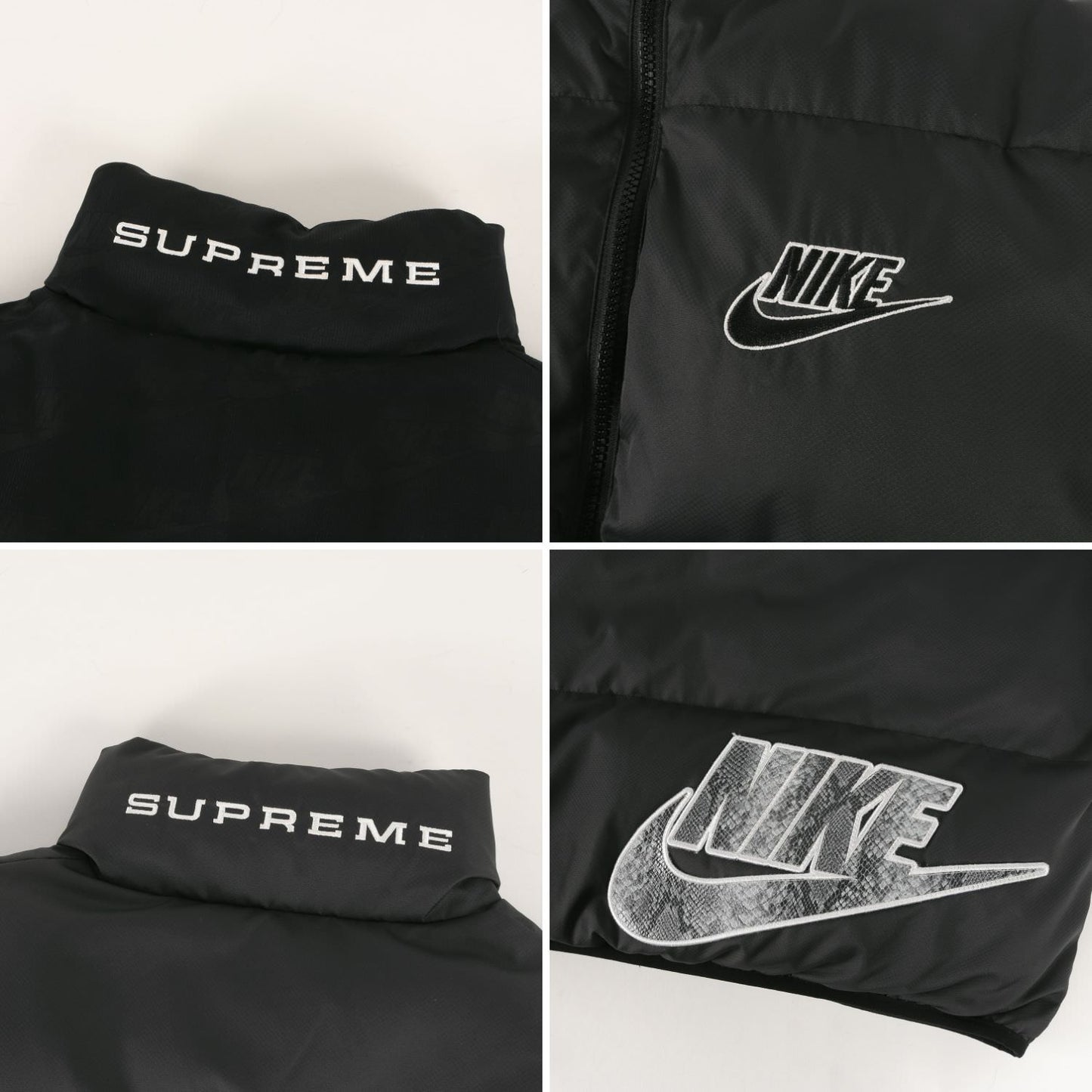 21SS ×NIKE スネークロゴ リバーシブル パフィー 中綿ジャケット(Reversible Puffy Jacket)