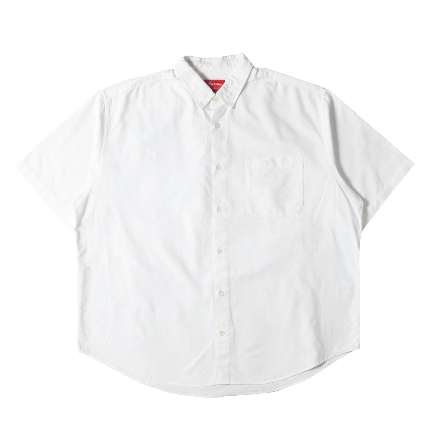 Supreme ホワイト ボタンダウンシャツ　サイズL Supreme supreme Whiteボタンshirt ホワイト ボタンダウンシャツ L