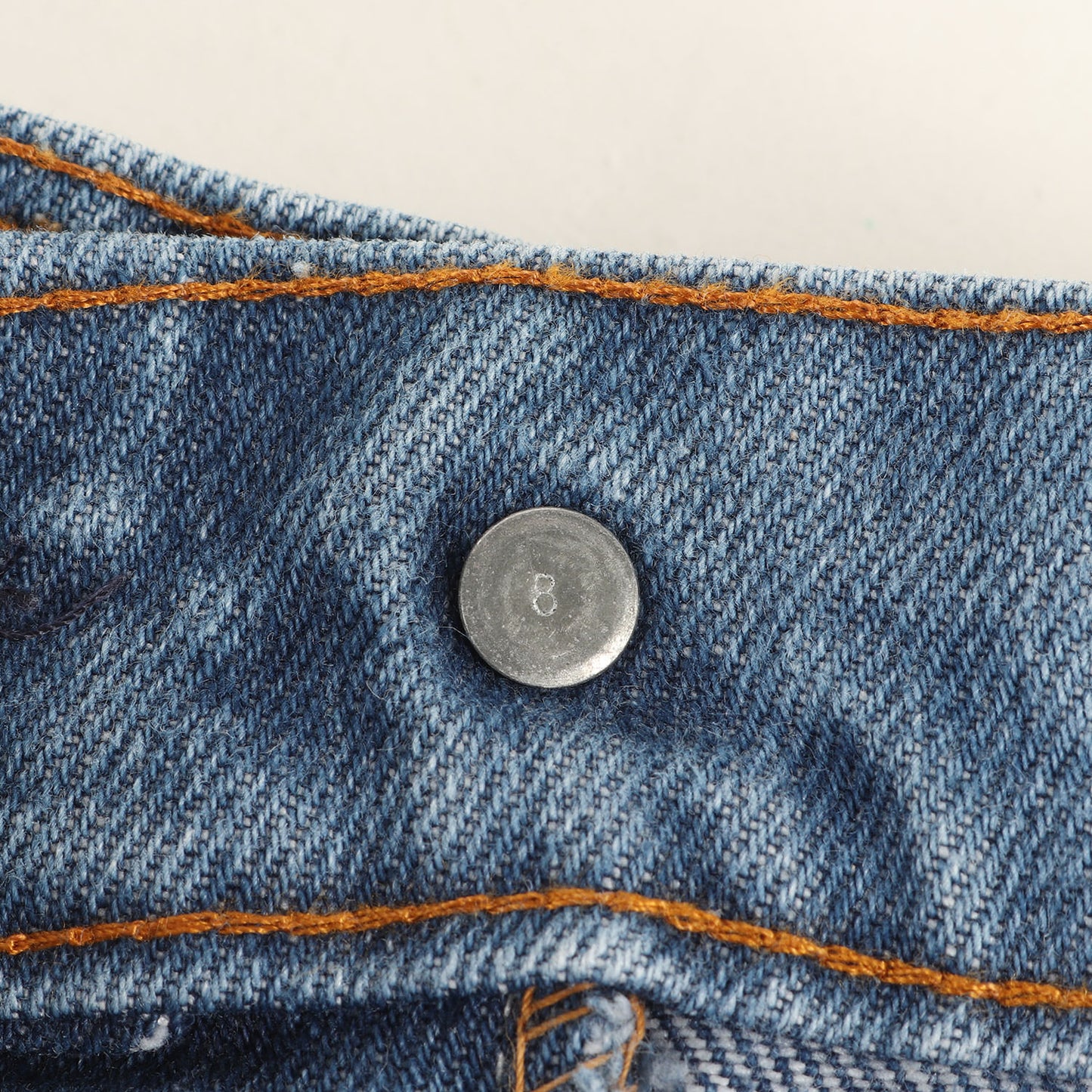 80s 40505-0916 オレンジタブ デニムパンツ