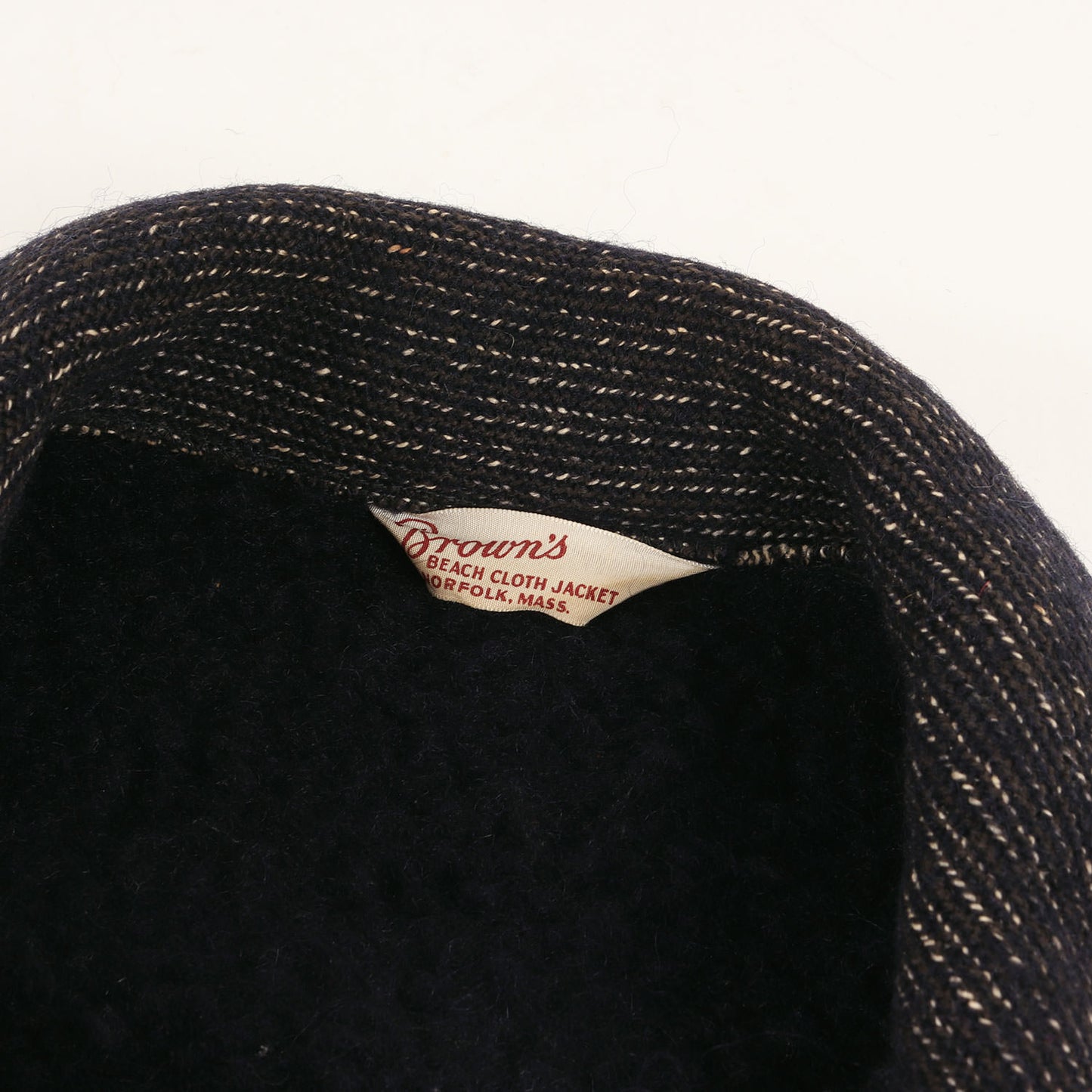 40s 三角タグ ビーチクロス スナップボタン ジャケット