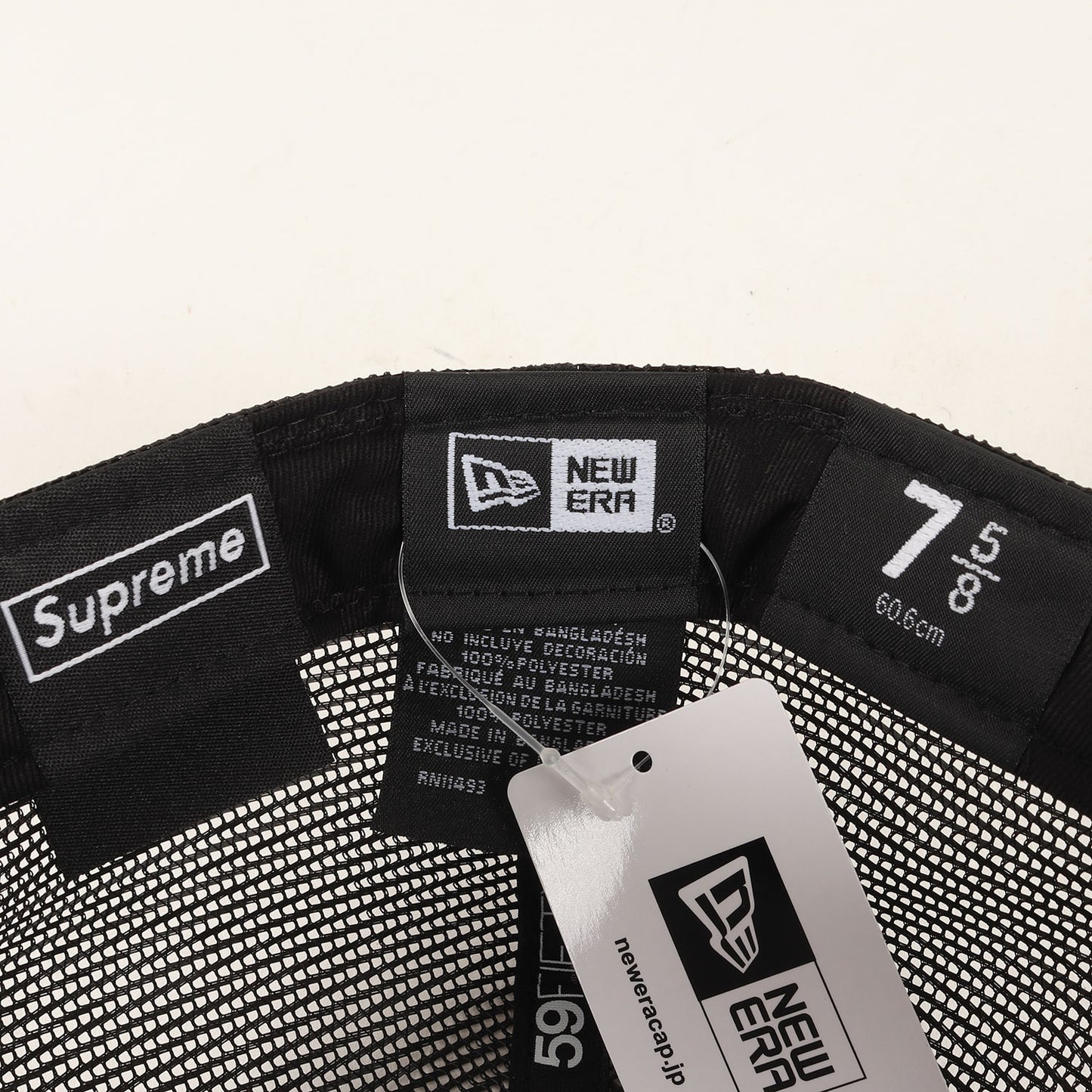 23SS ×NEW ERA BOXロゴ ベースボール メッシュキャップ(Box Logo Mesh Back New Era)