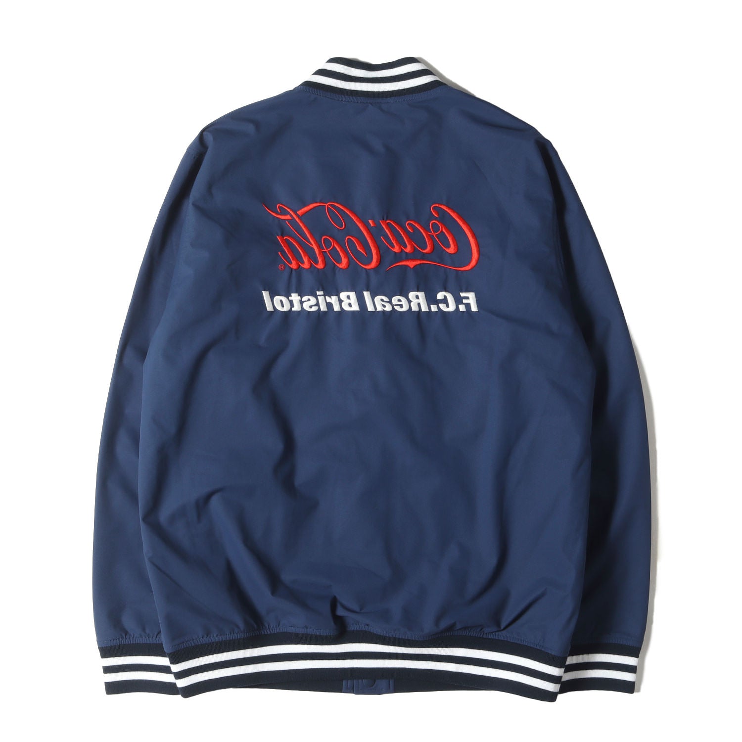 F.C.Real Bristol (エフシーレアルブリストル) 20SS ×Coca-Cola ブランド ロゴ ストレッチシェル スタジャン  (STADIUM JACKET) – ブランド古着の通販・買取 | BEEGLE by Boo-Bee