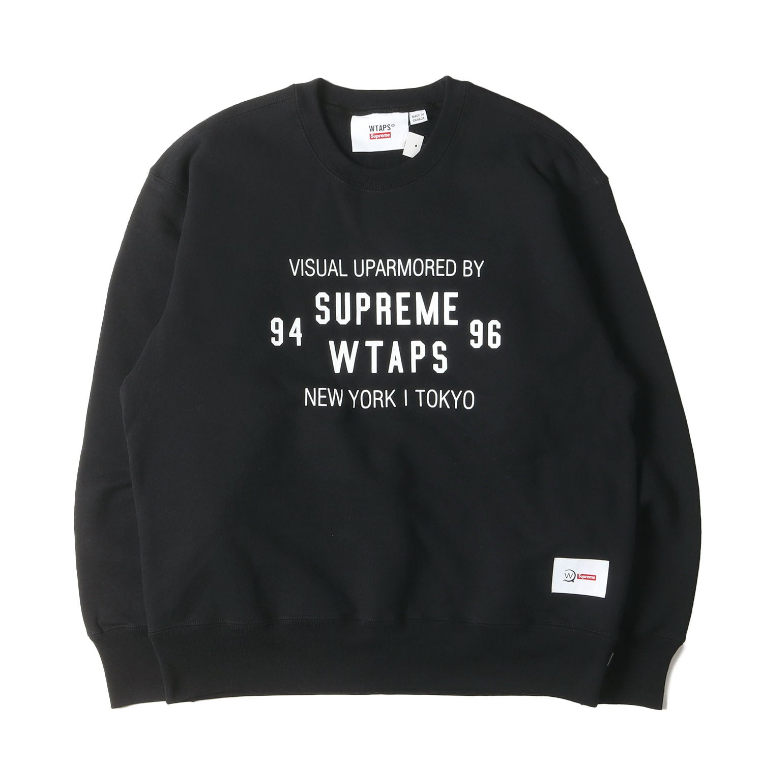 Supreme (シュプリーム) 21AW ×WTAPS コラボロゴ クルーネック 