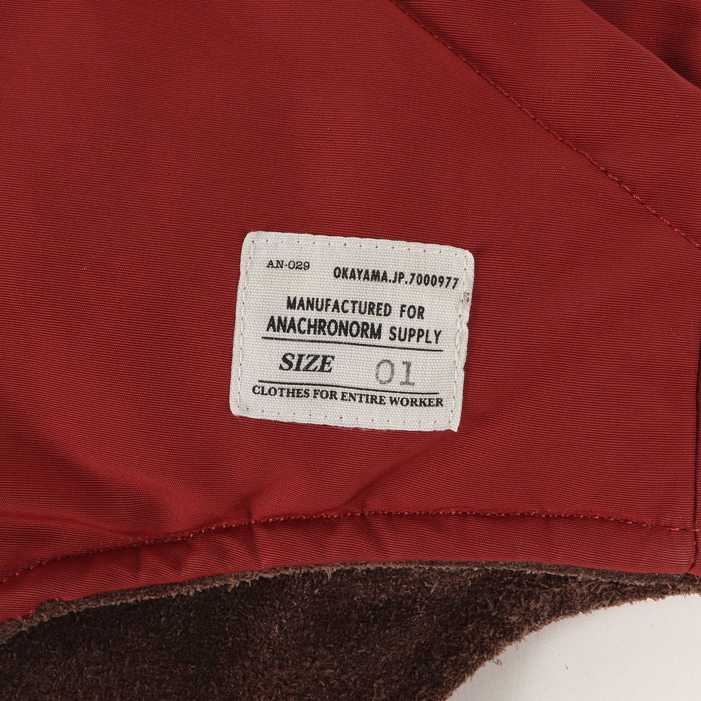 スウェード × 60/40クロス コンビ リバーシブル ダウンベスト