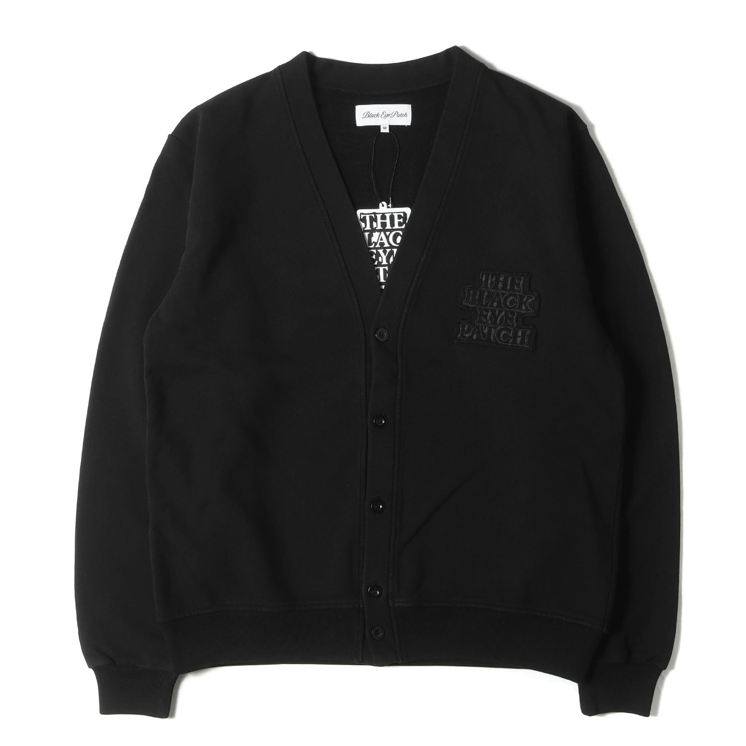 BlackEyePatch (ブラックアイパッチ) 22SS ロゴパッチ付き スウェット カーディガン(OG LABEL SWEAT  CARDIGAN) - ブランド古着の通販・買取 | BEEGLE by Boo-Bee