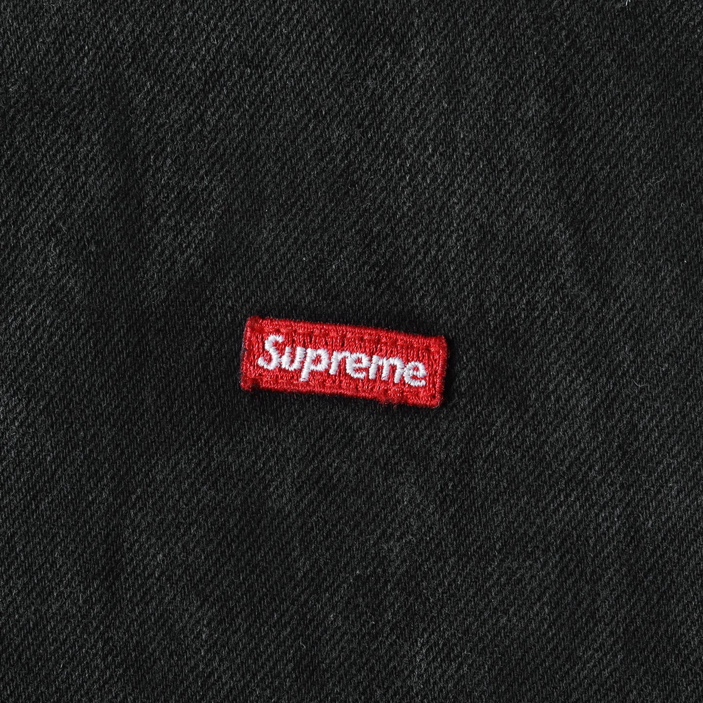 24SS スモールBOXロゴ デニム ボタンダウンシャツ(Small Box Shirt)