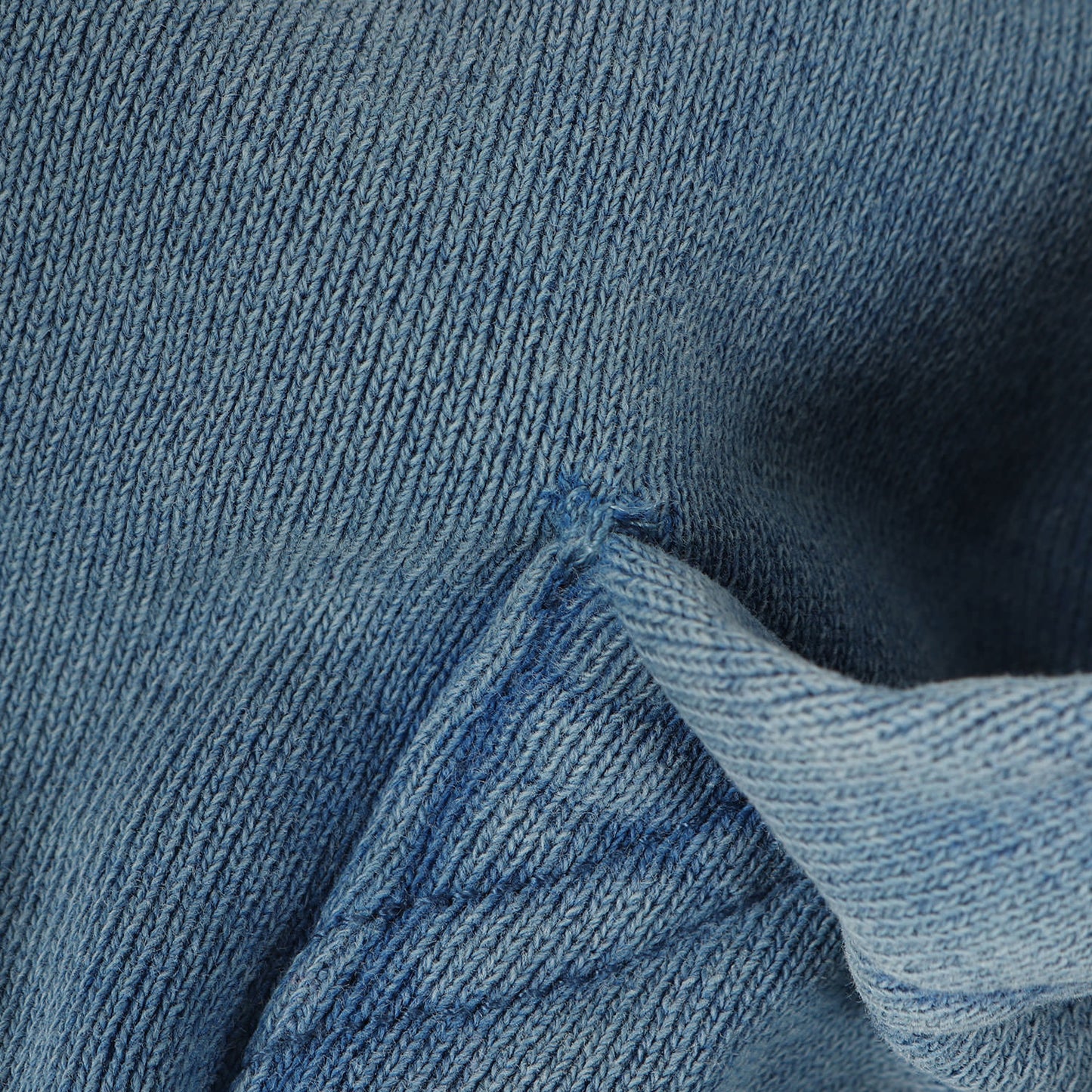 フェード加工 ロゴ刺繍 オーバーサイズ スウェット パーカー