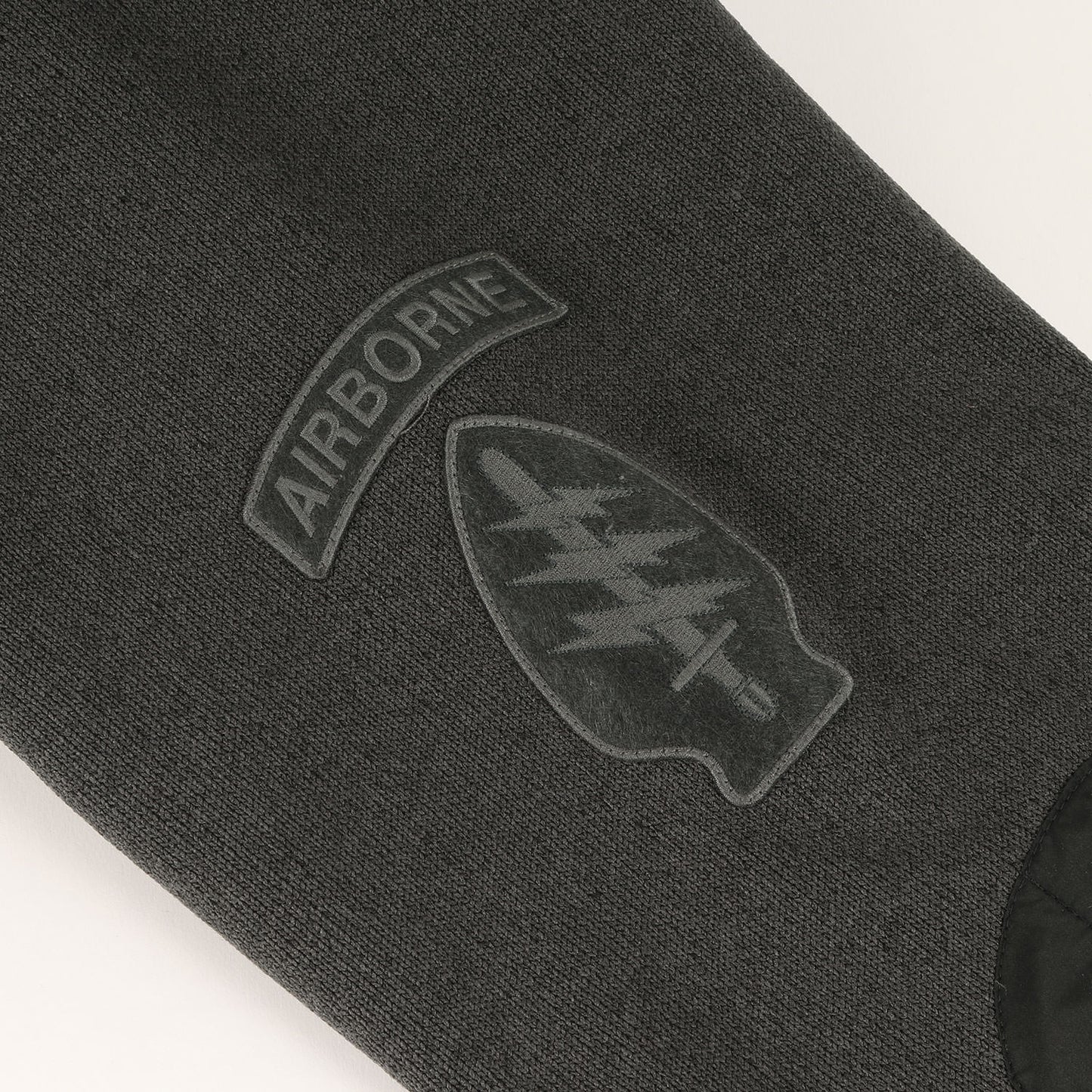 19AW 裏ボア ボンディングニット フード ミリタリージャケット