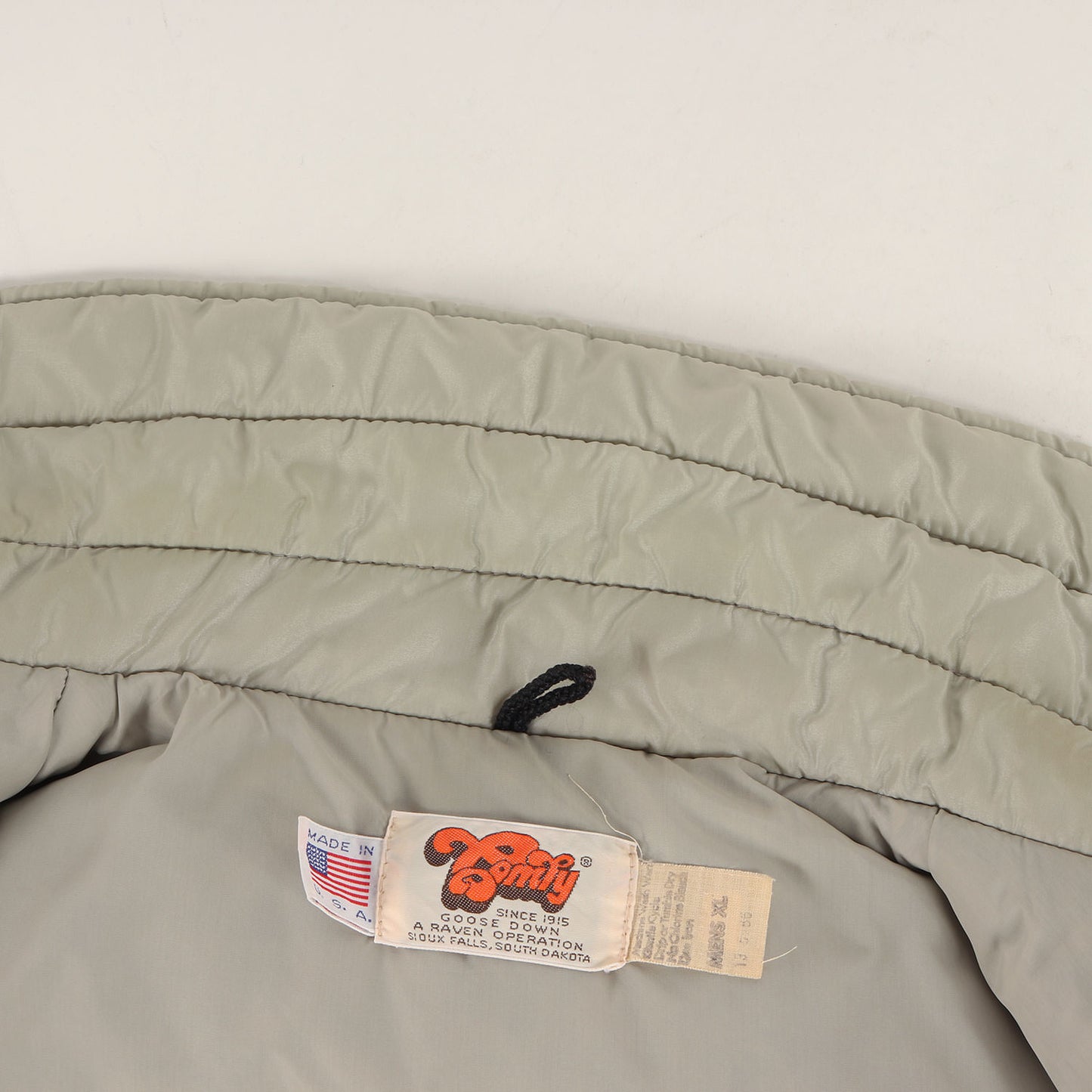 70s 2トーン フルジップ ダウンベスト(USA製)