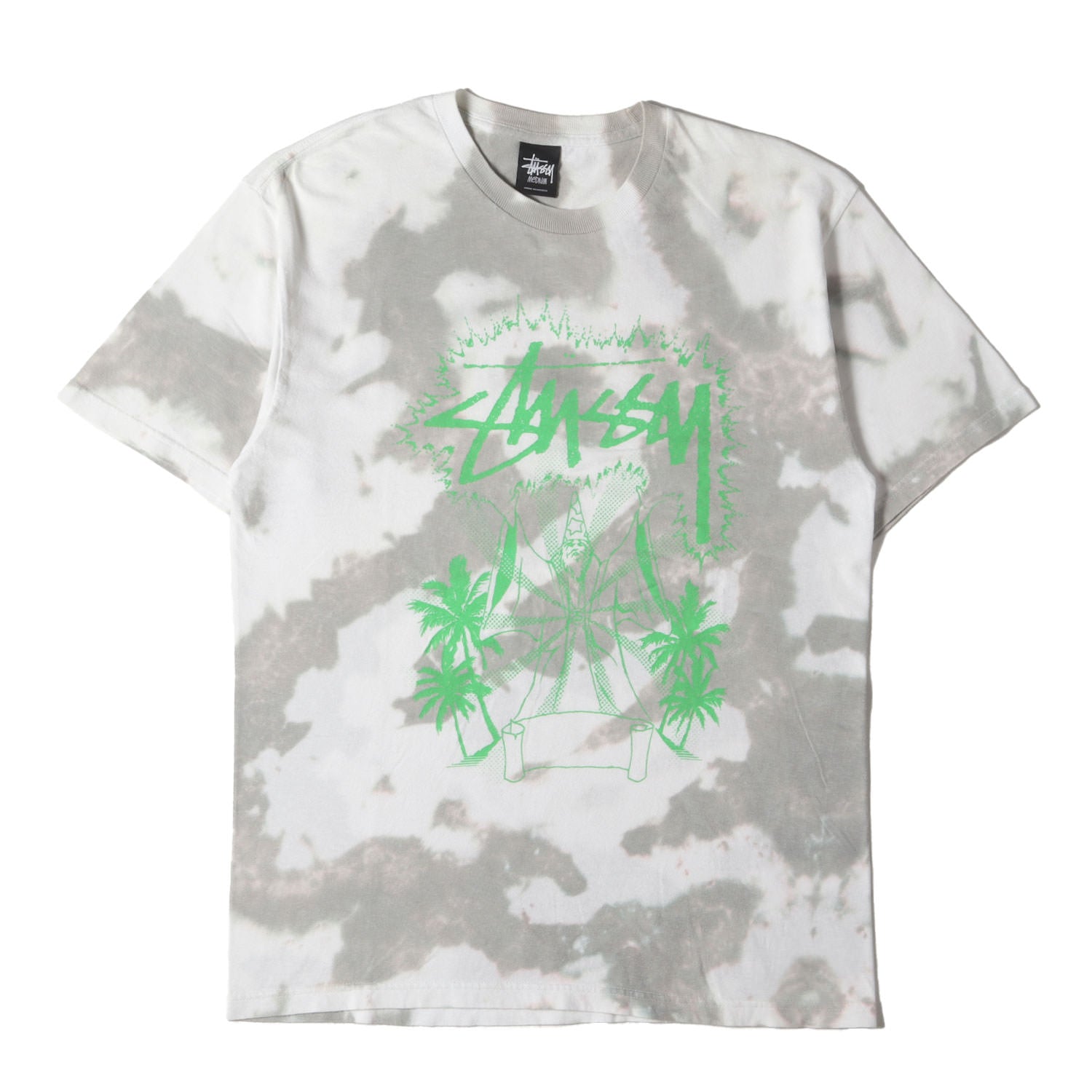 STUSSY (ステューシー) タイダイ染め グラフィック Tシャツ - ブランド 