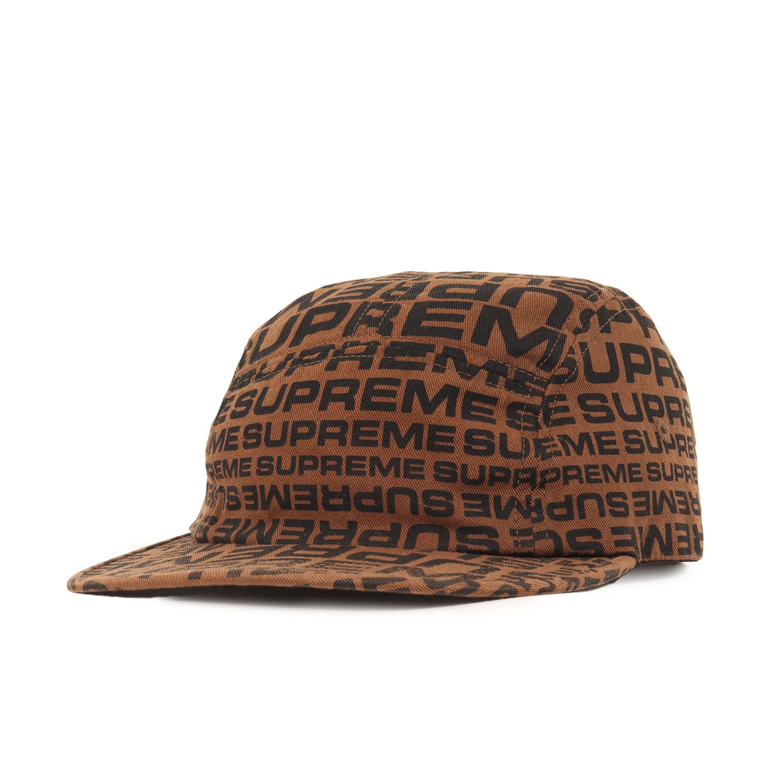 Supreme (シュプリーム) ブランドロゴ柄 キャンプキャップ(Repeater 