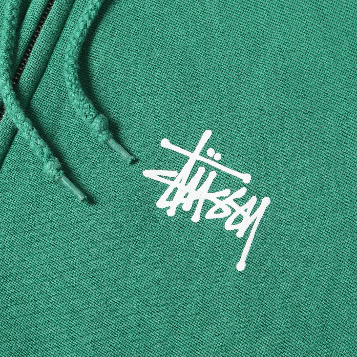 20SS ストックロゴ フルジップ スウェット パーカー