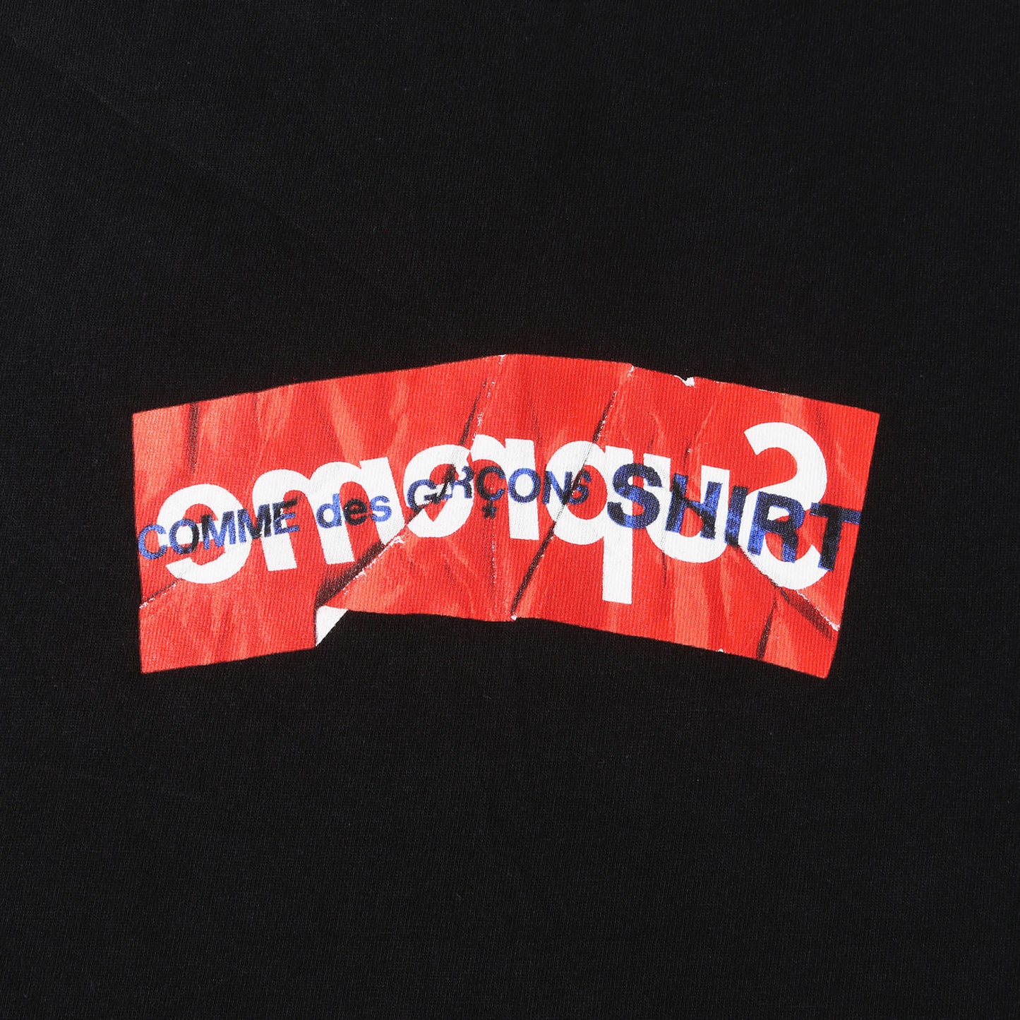 ×COMME des GARCONS SHIRT BOXロゴ Tシャツ(Box Logo Tee)