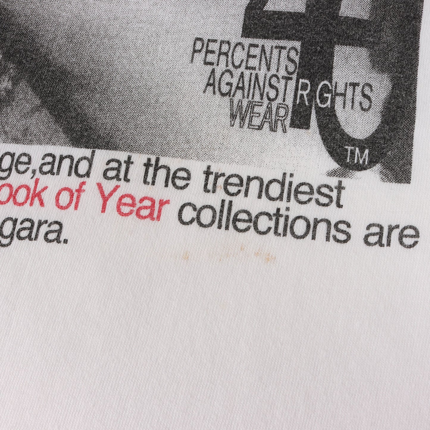 90s 初期モデル スーパーモデル フォト Tシャツ(ONEITAボディ)