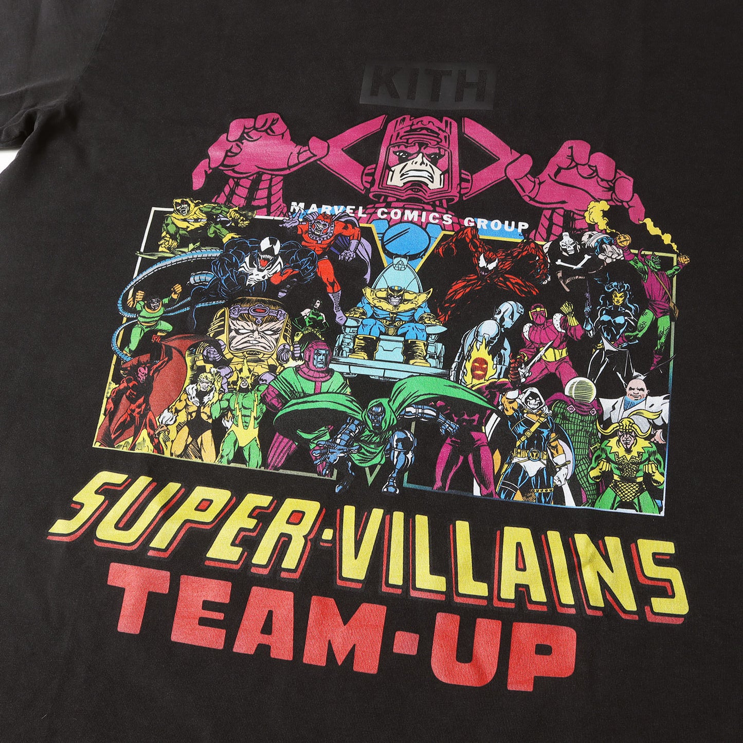 24SS ×MARVEL ヴィンテージ加工 ヴィラン オールスター Tシャツ(Team Up Vintage Tee)