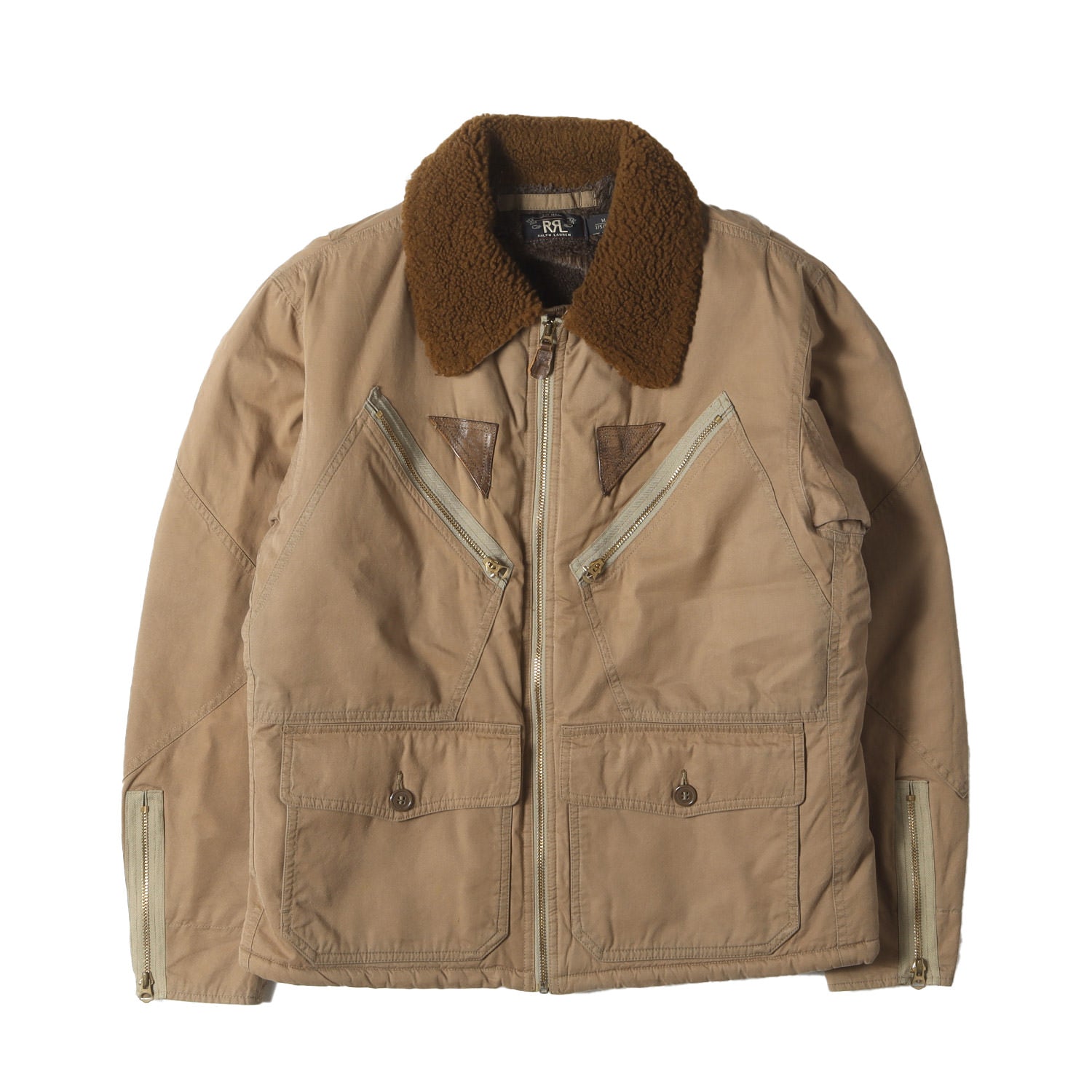 RRL (ダブルアールエル) A-2 襟ムートンボア マーシャル フライト ジャケット(A-2 Marshall Flight Jacket) –  ブランド古着の通販・買取 | BEEGLE by Boo-Bee