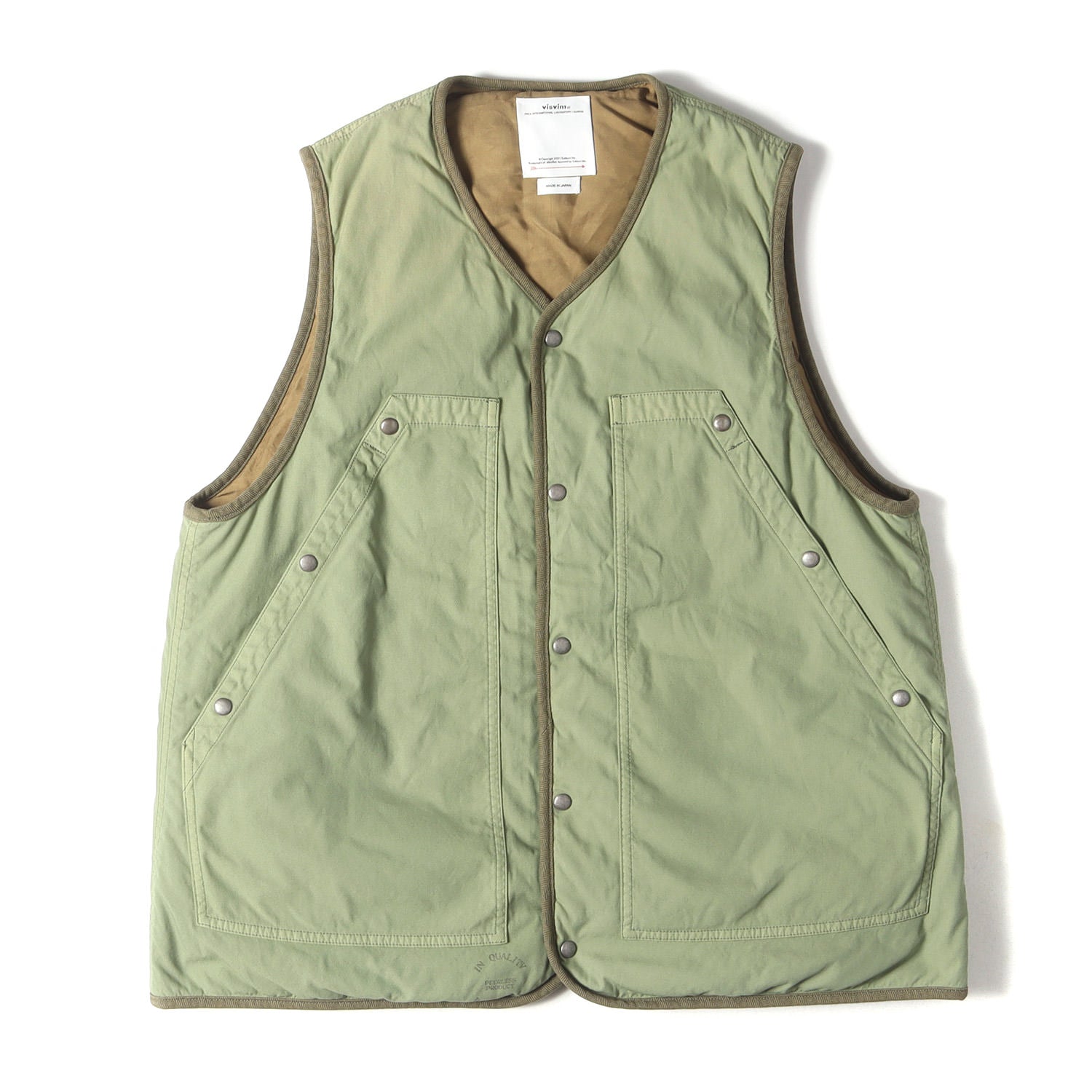 visvim ビズビム　ダウンベスト visvim VISVIM ビズビム 18AW WAONA DOWN VEST(W/LI NEP TWEED