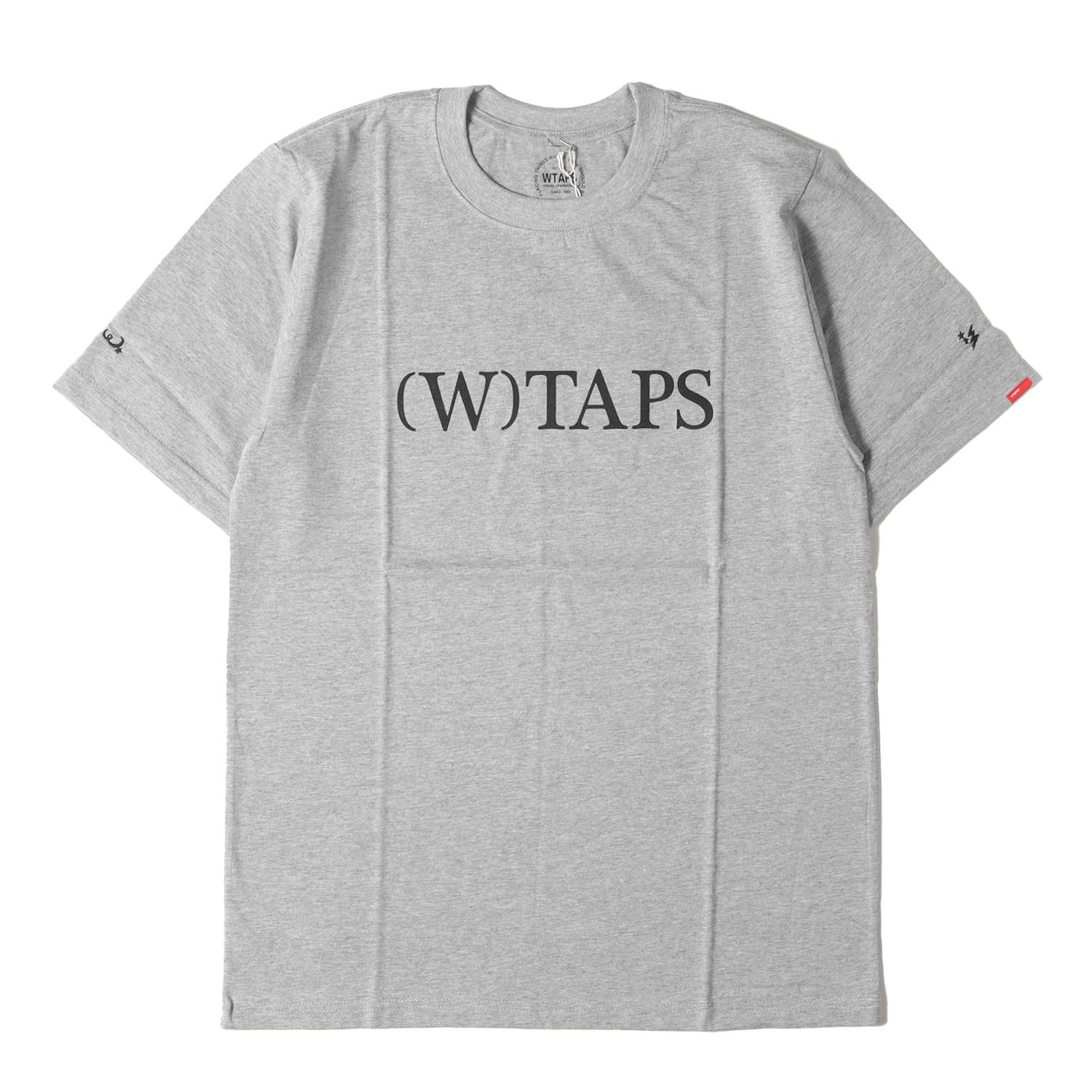 WTAPS (ダブルタップス) ブランドロゴ クルーネック Tシャツ(BRACKET 