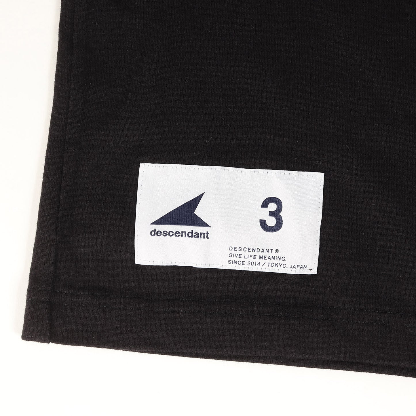 ワンポイント刺繍 クルーネック Tシャツ