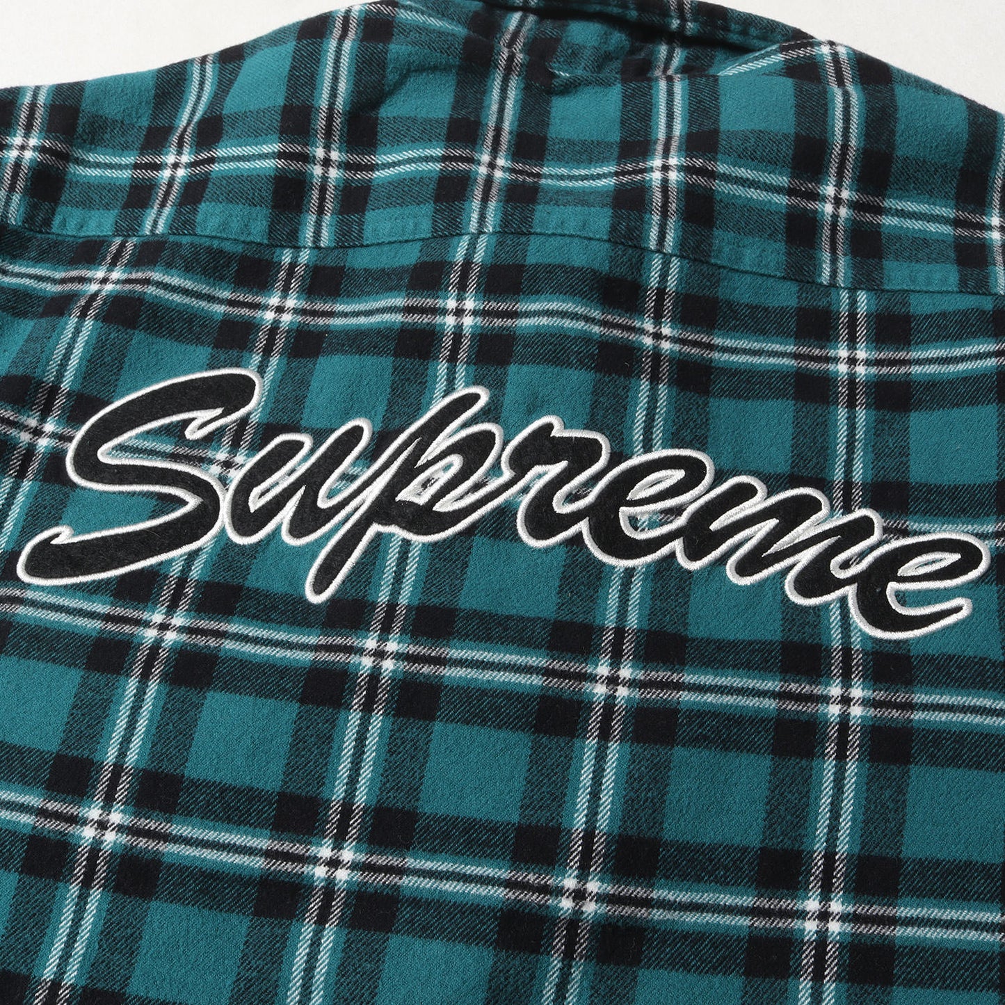 裏地キルティング アーチロゴ チェック フランネルシャツ(Arc Logo Quilted Flannel Shirt)