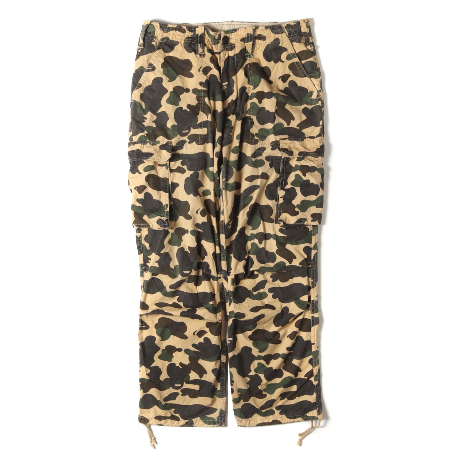 A BATHING APE アベイシングエイプ 00's カモフラ パンツ L A BATHING