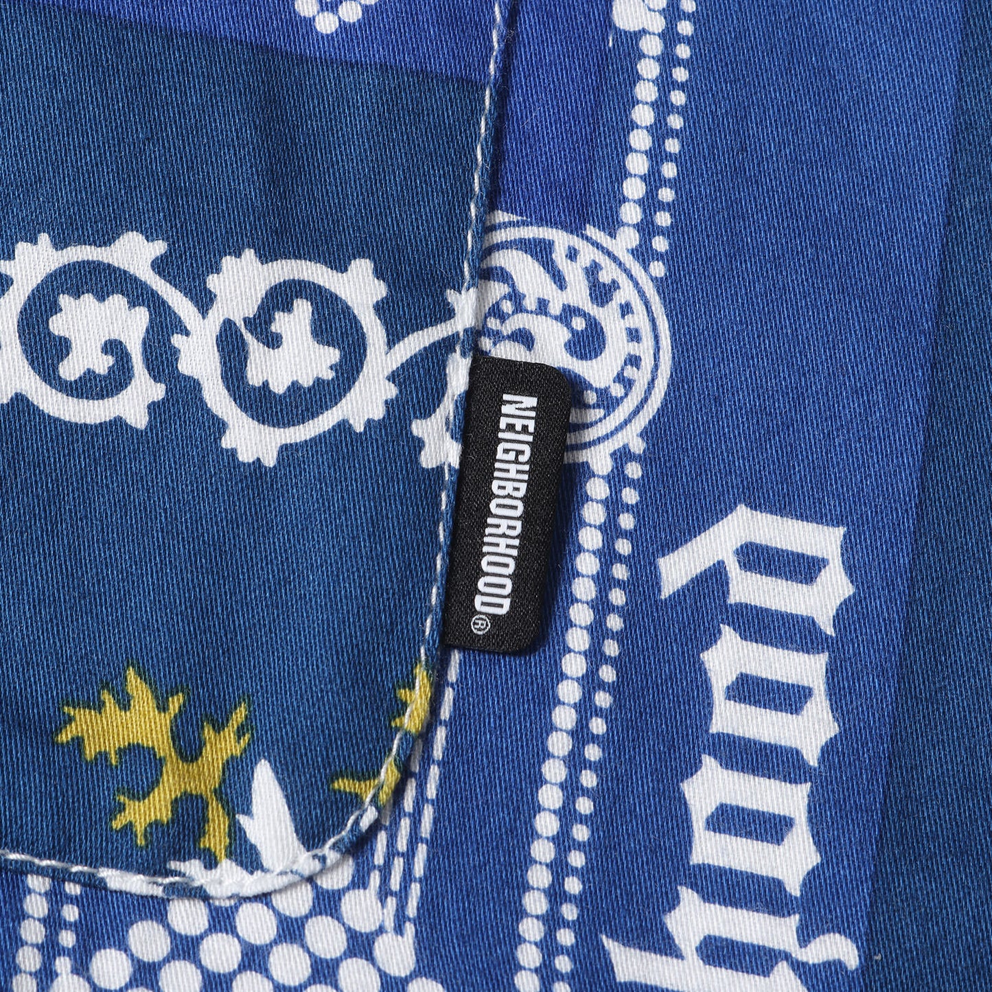 21SS バンダナ柄 パッチワークプリント シャツ(BANDANA / C-SHIRT. LS)