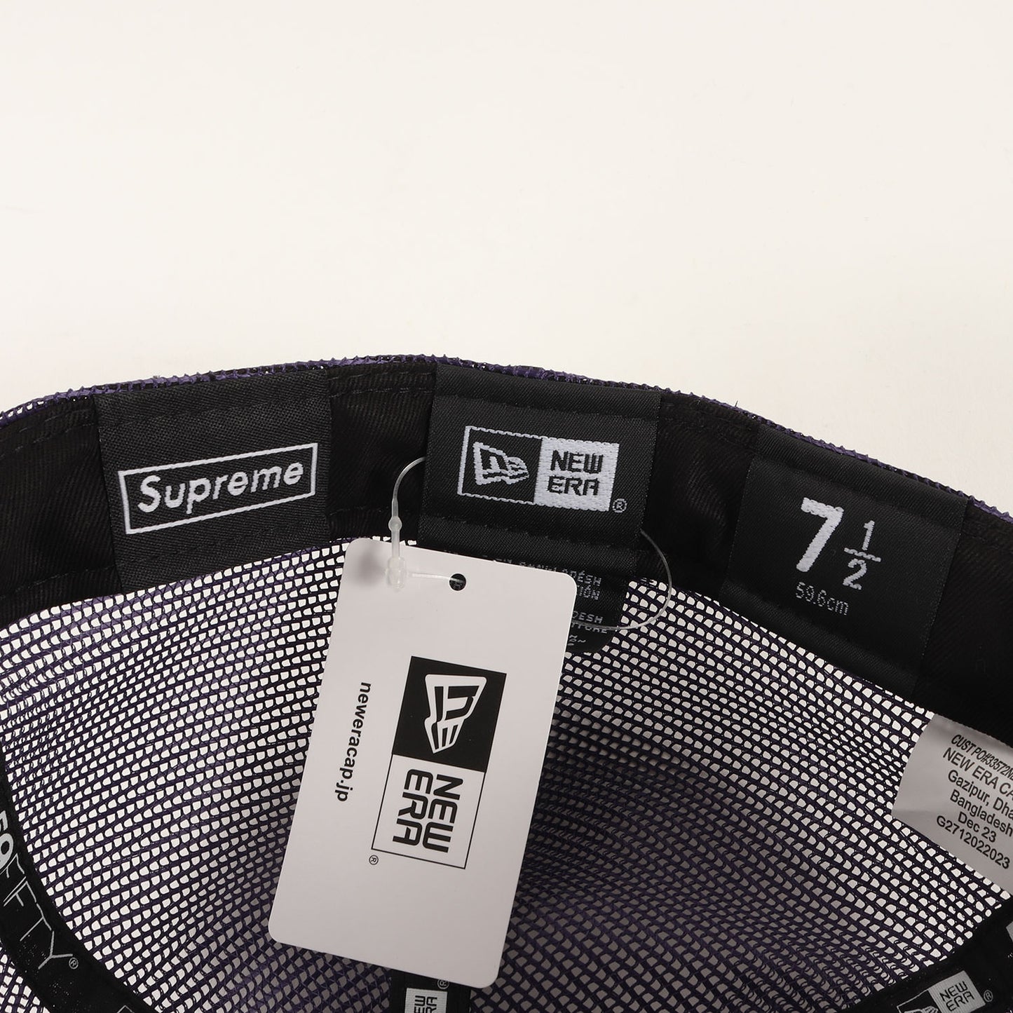 23SS ×NEW ERA BOXロゴ ベースボール メッシュキャップ(Box Logo Mesh Back New Era)