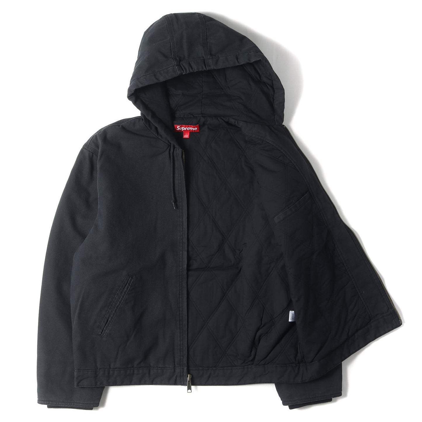 24AW ×THRASHER ×NECK FACE グラフィック刺繍 キャンバス ワークジャケット(Hooded Work Jacket)