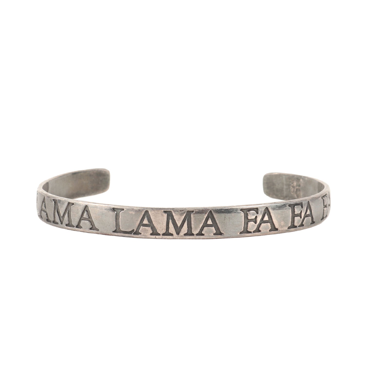 HYSTERIC GLAMOUR (ヒステリックグラマー) SONG FOR WRIST MC5 RAMA LAMA FA FA FA シルバー  バングル – ブランド古着の通販・買取 | BEEGLE by Boo-Bee