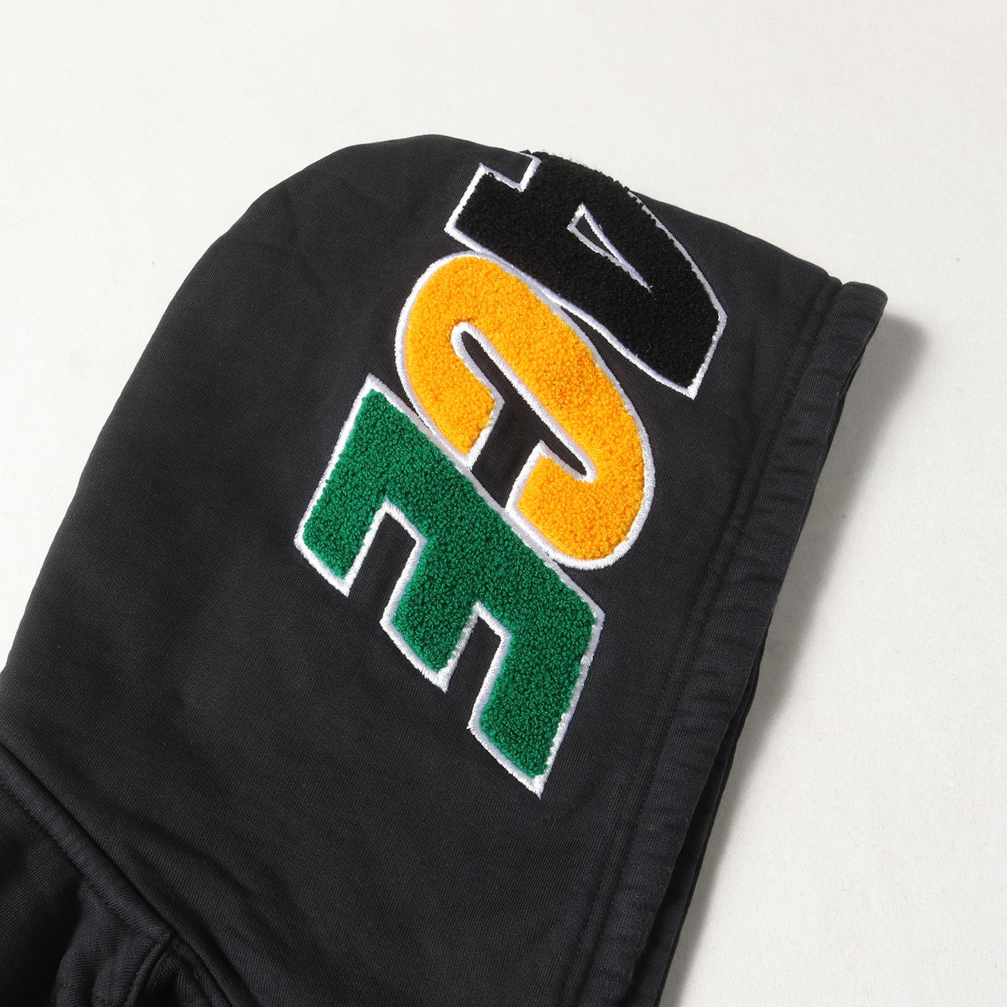22AW マルチカラー ワッペン スウェット パーカー(Spell Out Chenille Hood)