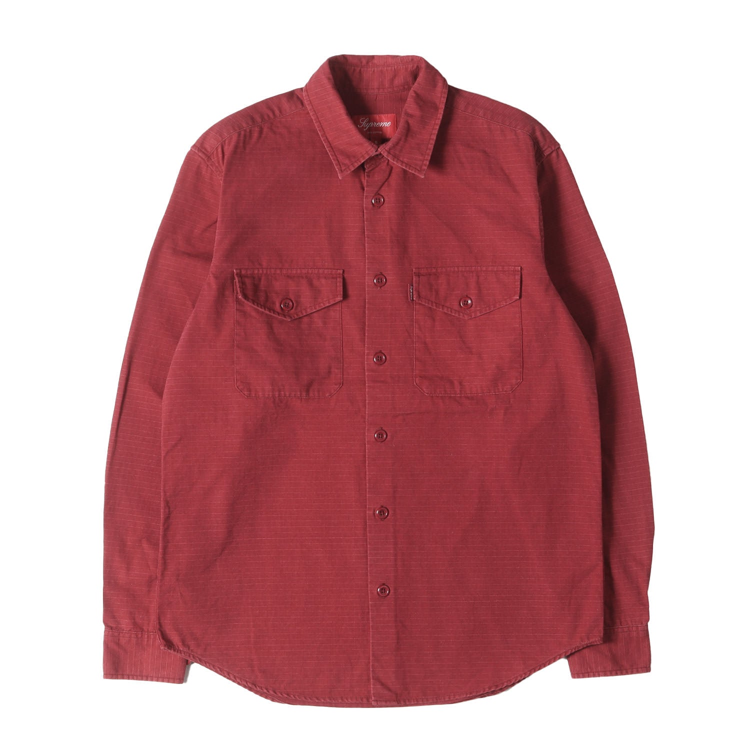 Supreme (シュプリーム) リップストップコットン プレーン シャツ 
