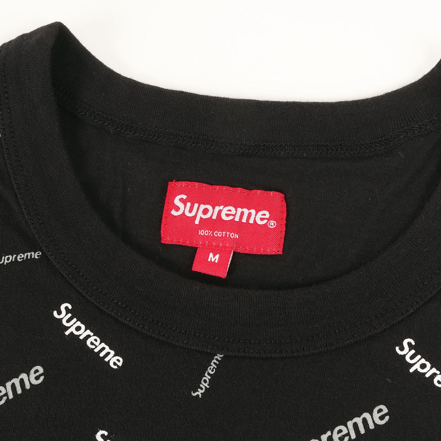 ブランドロゴ柄 リンガー Tシャツ(Scatter Ringer)