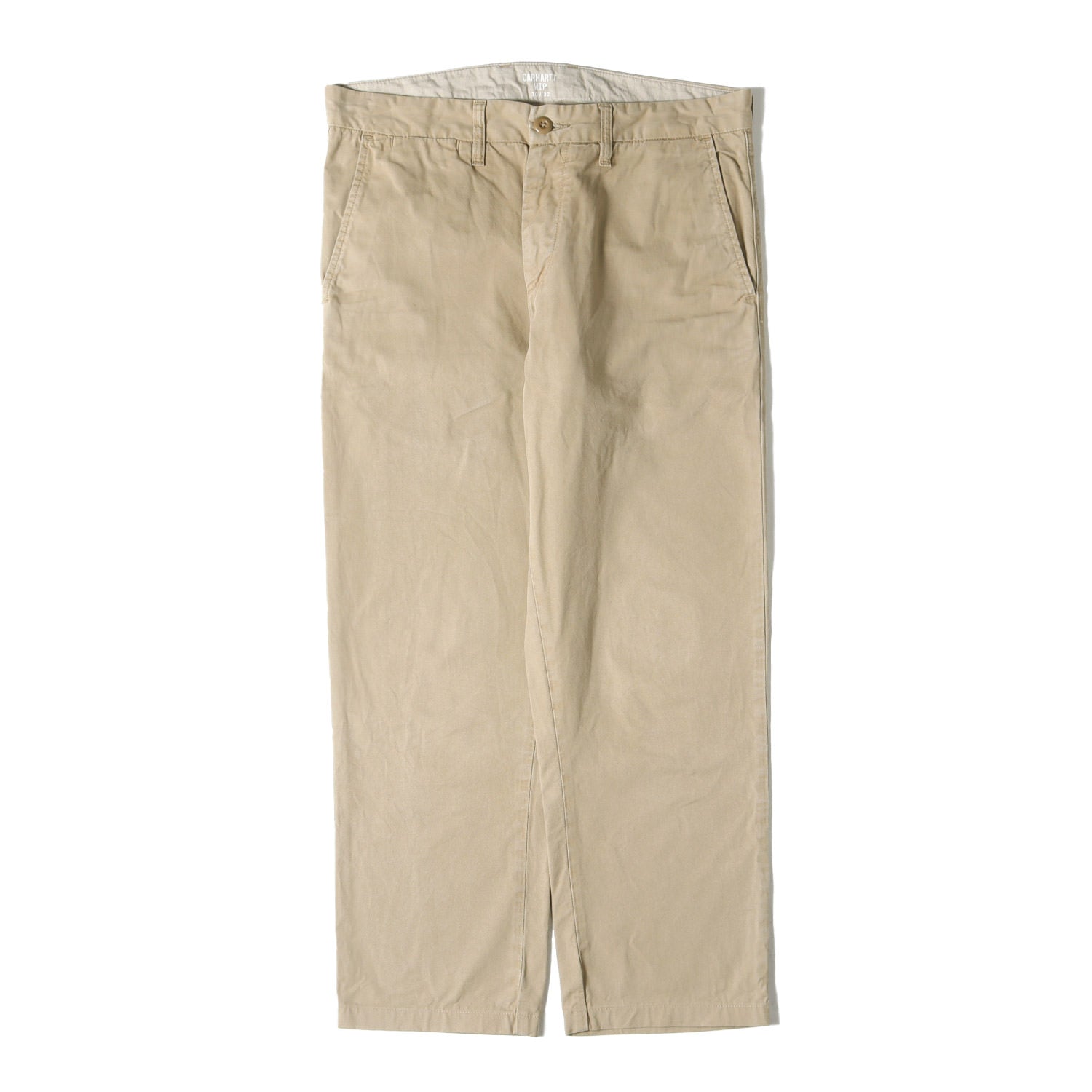 Carhartt WIP (カーハート ワークインプログレス) ウォッシュ加工 ワーク チノパンツ(JOHNSON PANT) -  ブランド古着の通販・買取 | BEEGLE by Boo-Bee