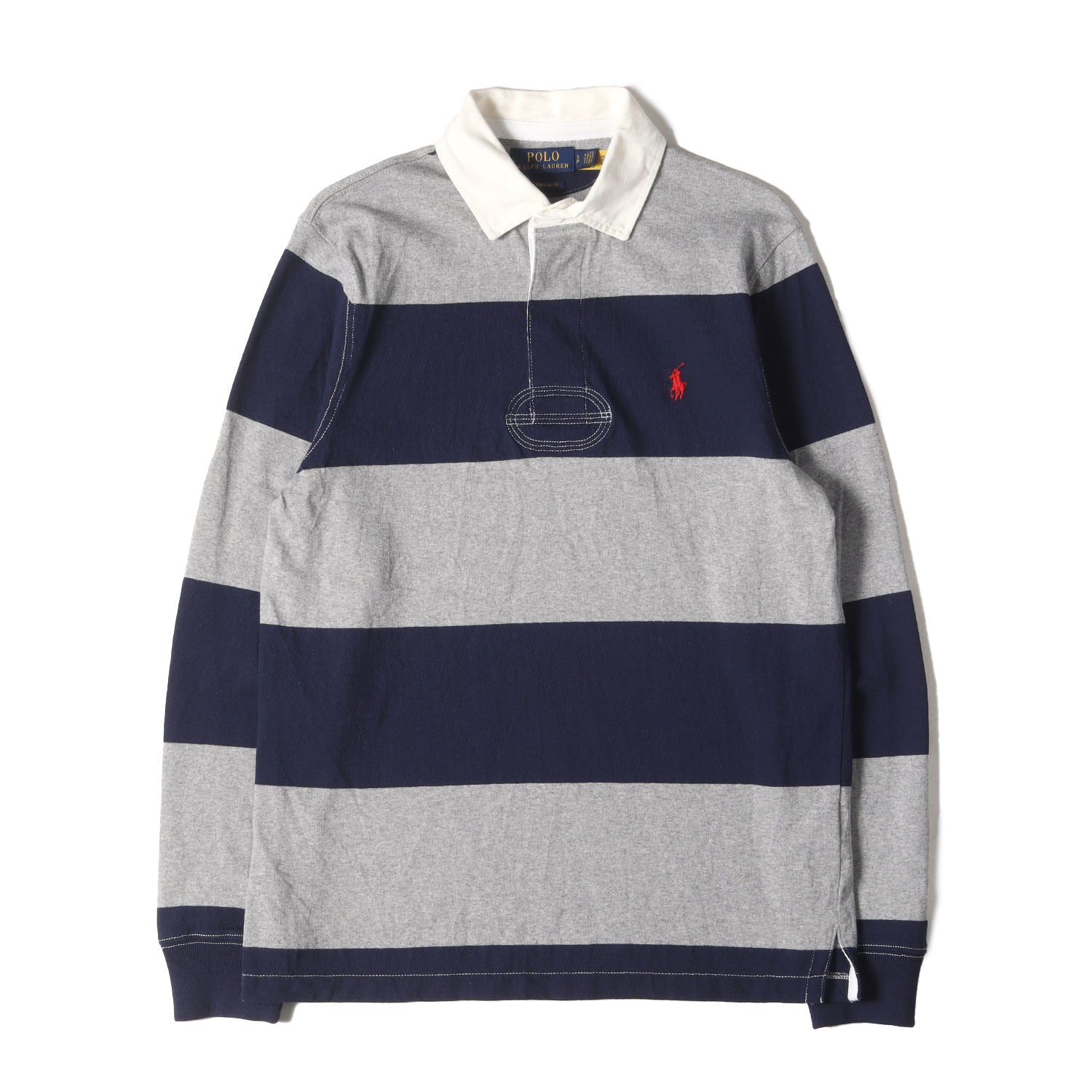 POLO Ralph Lauren (ポロ ラルフローレン) 20AW スリムフィット ボーダー ラガーシャツ - ブランド古着の通販・買取 |  BEEGLE by Boo-Bee