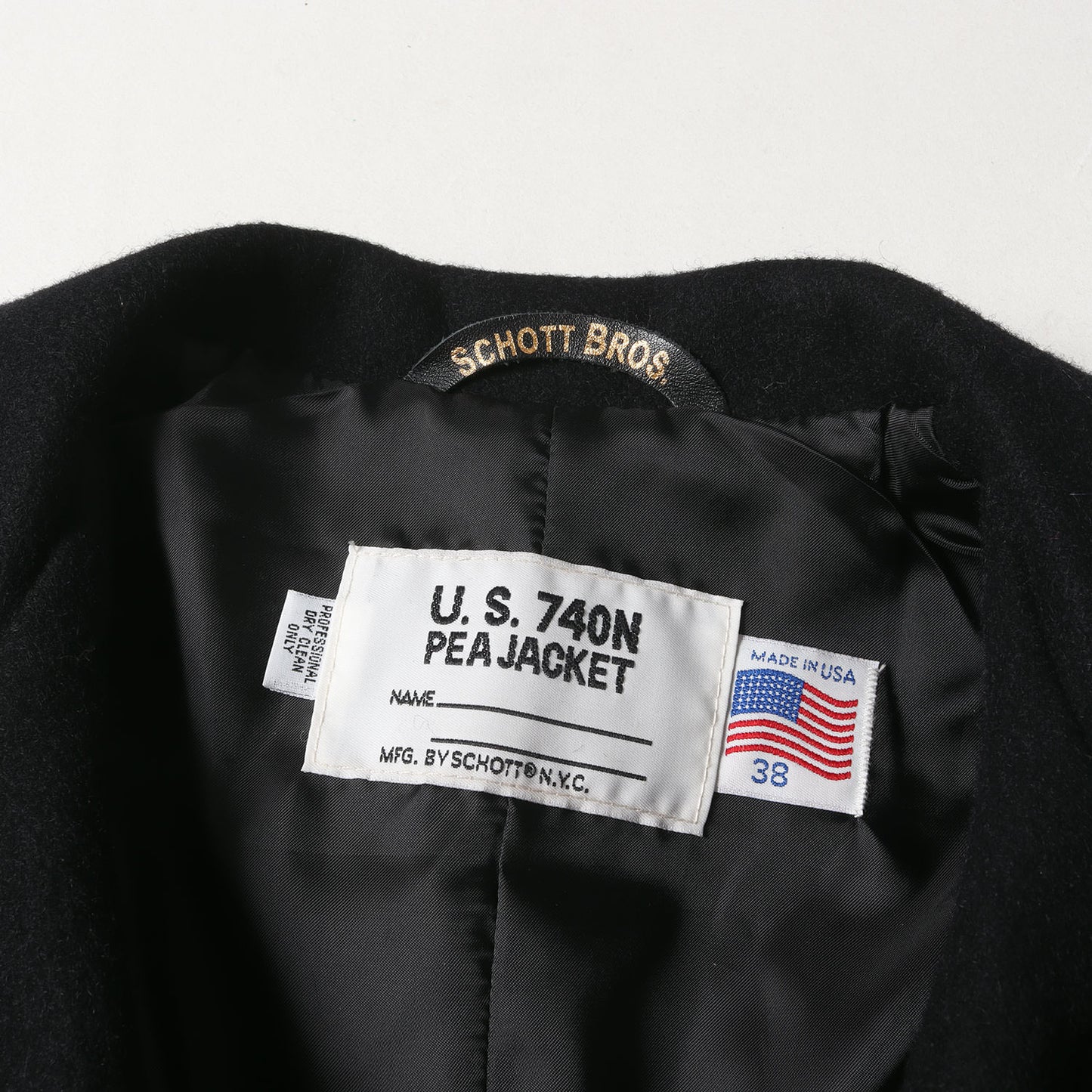 日本別注 753US スリム メルトンウール Pコート(USA製)