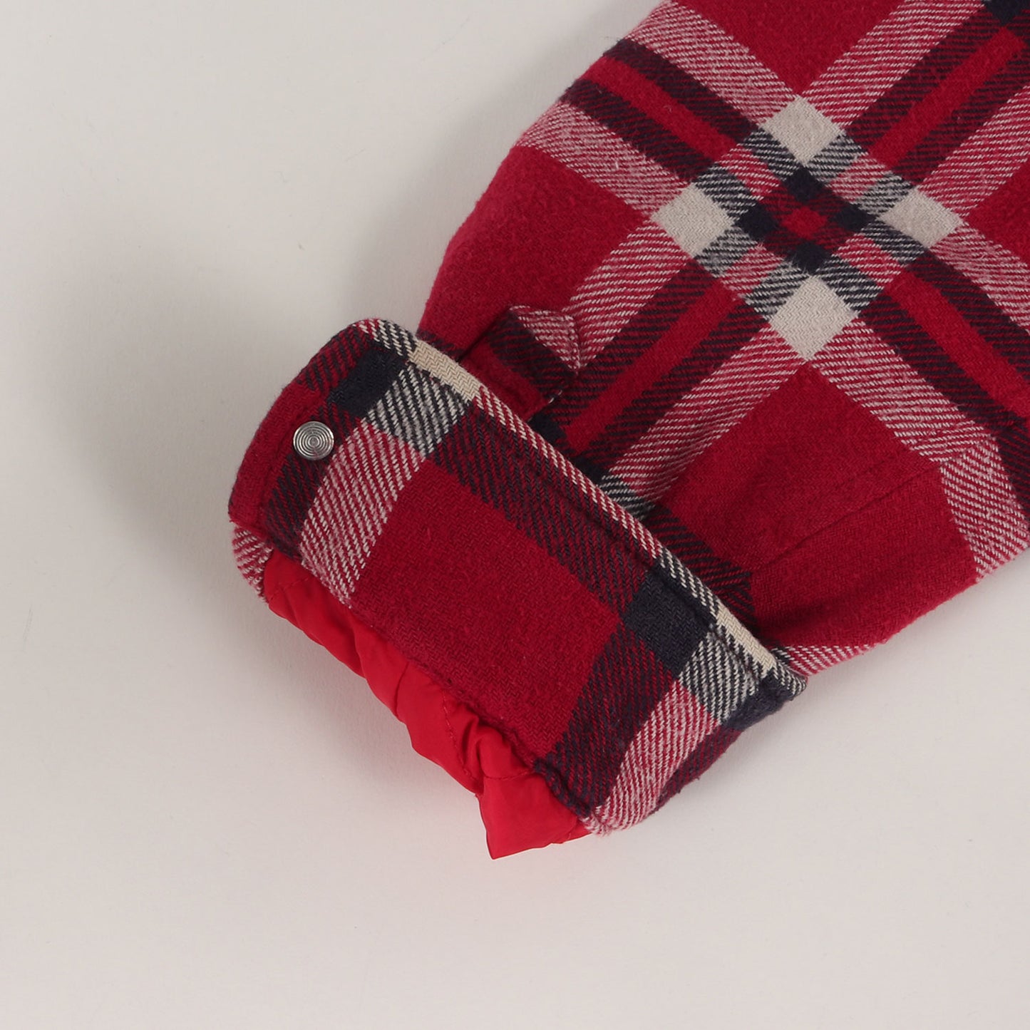 裏地キルティング アーチロゴ チェック フランネルシャツ(Quilted Arc Logo Flannel Shirt)